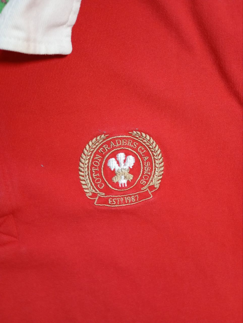 Cotton Traders × Vintage Cotton Traders Wales Rugby Shirt Vintage Size US L / EU 52-54 / 3 - 8 Thumbnail