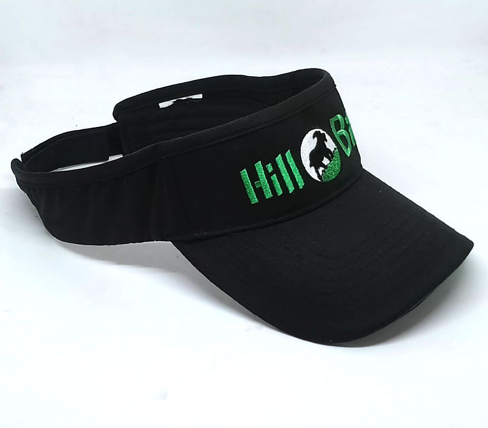 Other Hillbilly Visor Cap Black Adjustable Streetwear Y2K Size ONE SIZE - 2 Thumbnail