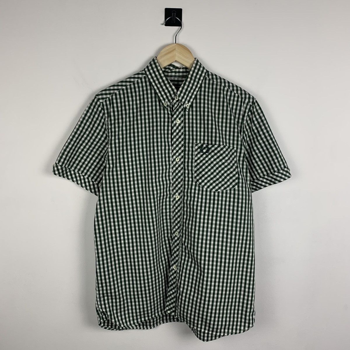 Fred Perry Fred Perry Sportswear Checkered Shirt Short Sleeve Size 38 Size US S / EU 44-46 / 1 - 1 Thumbnail