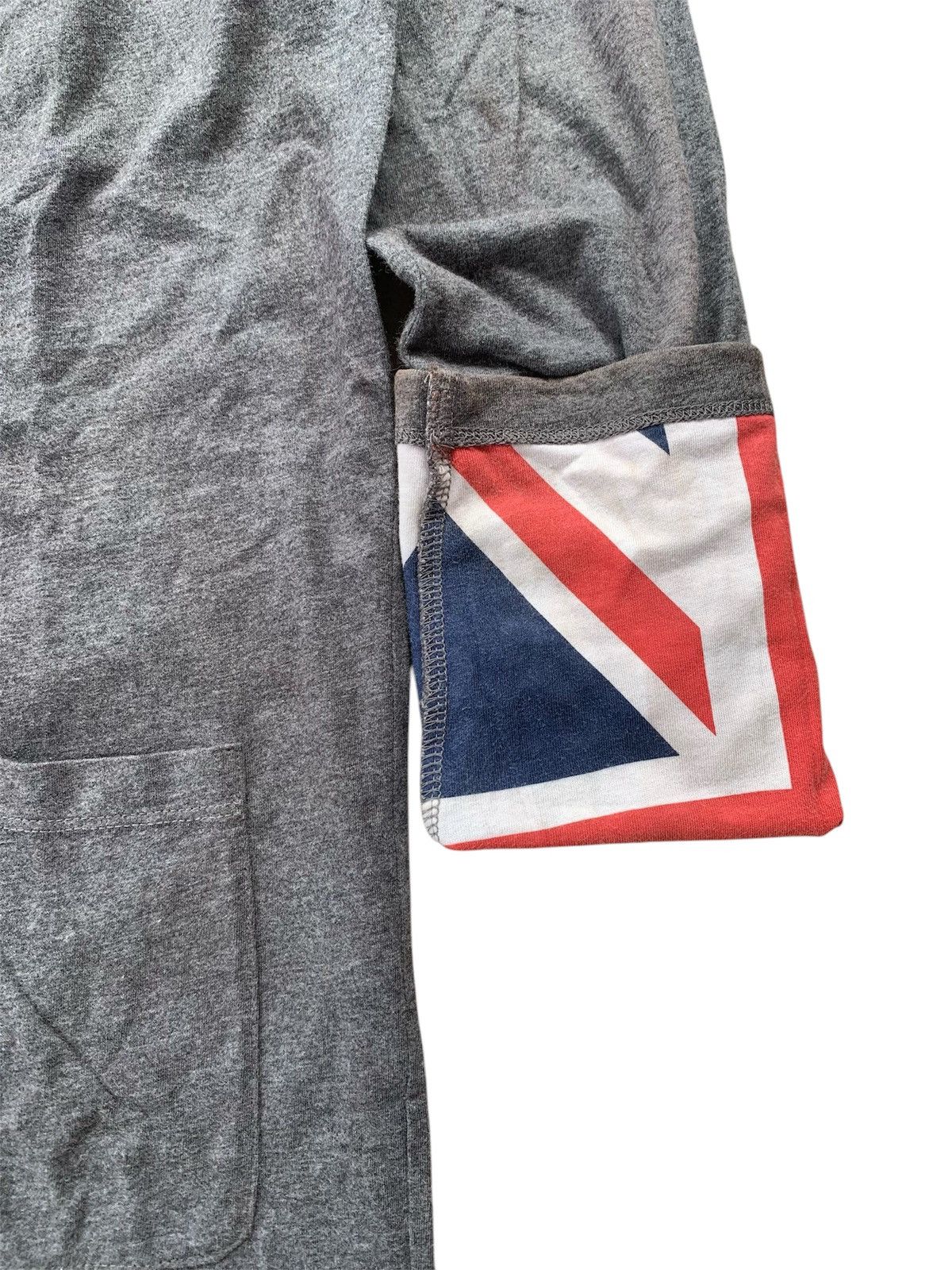 PPFM PPFM Sunfaded Vintage Cardigan Double Weist UK Flag Sleeve Size US M / EU 48-50 / 2 - 9 Thumbnail