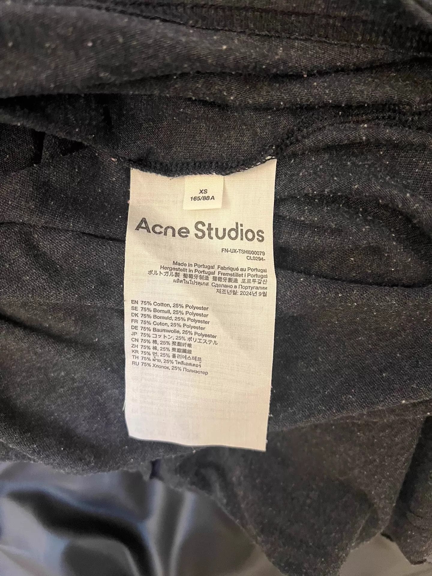 Acne Studios Acne Distressed Circular Logo Unisex Short Tee XS Size US XS / EU 42 / 0 - 4 Thumbnail