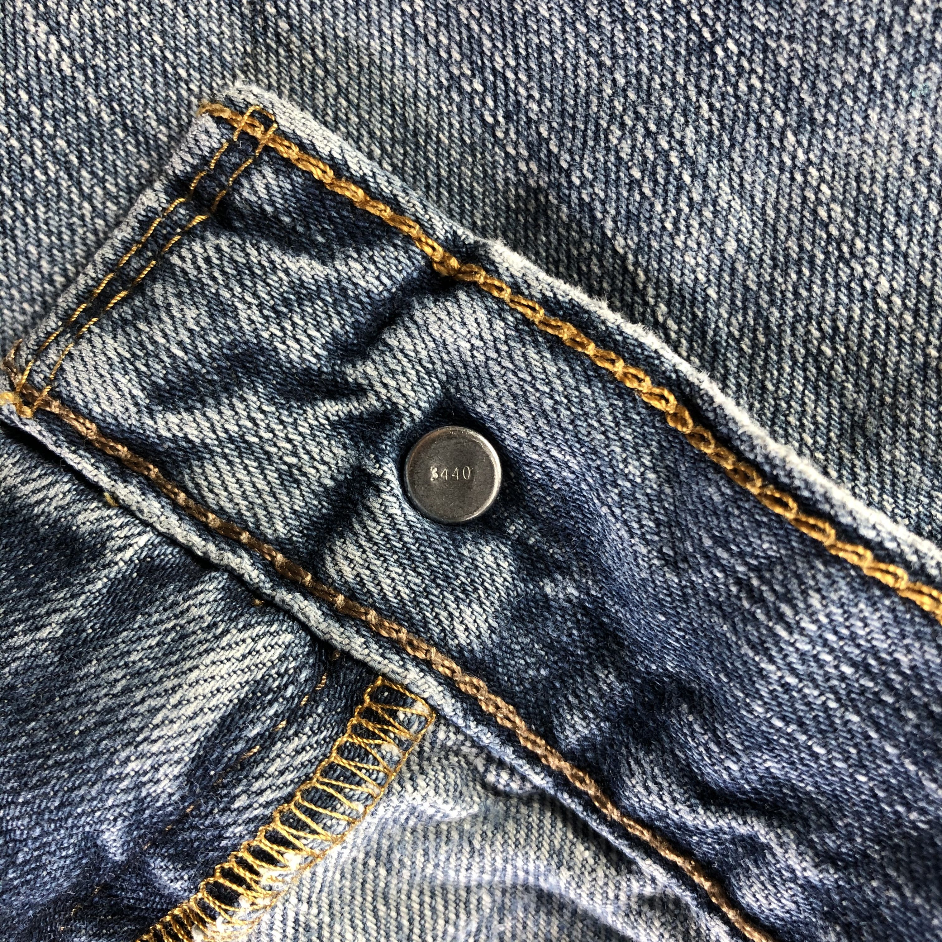 Levi's Vintage Blue Wash Levis 569 Jeans-J4174 Size US 37 - 9 Thumbnail