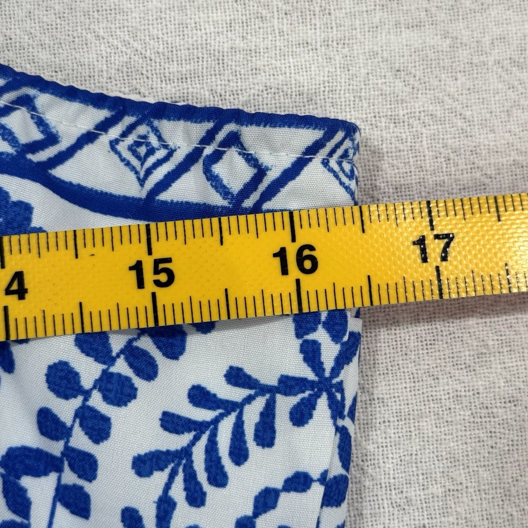 Vintage Unbranded Boho Blue & White Floral Print Ruffle Mini Dress S Small Backless Size S / US 4 / IT 40 - 4 Thumbnail