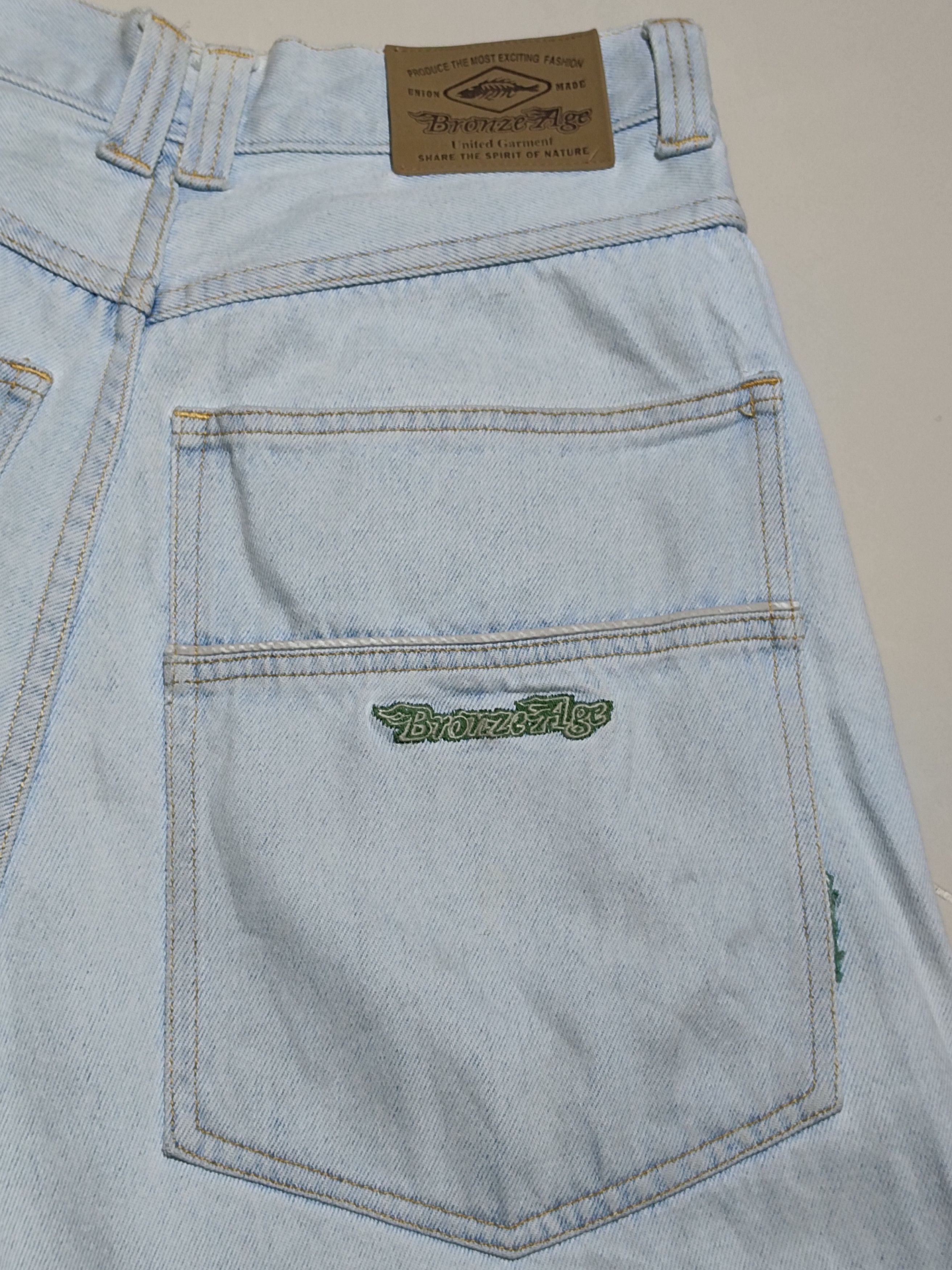 Vintage Vintage Bronze Age Baggy Mud Wash Sun Faded Skate Denim Size US 30 / EU 46 - 2 Thumbnail