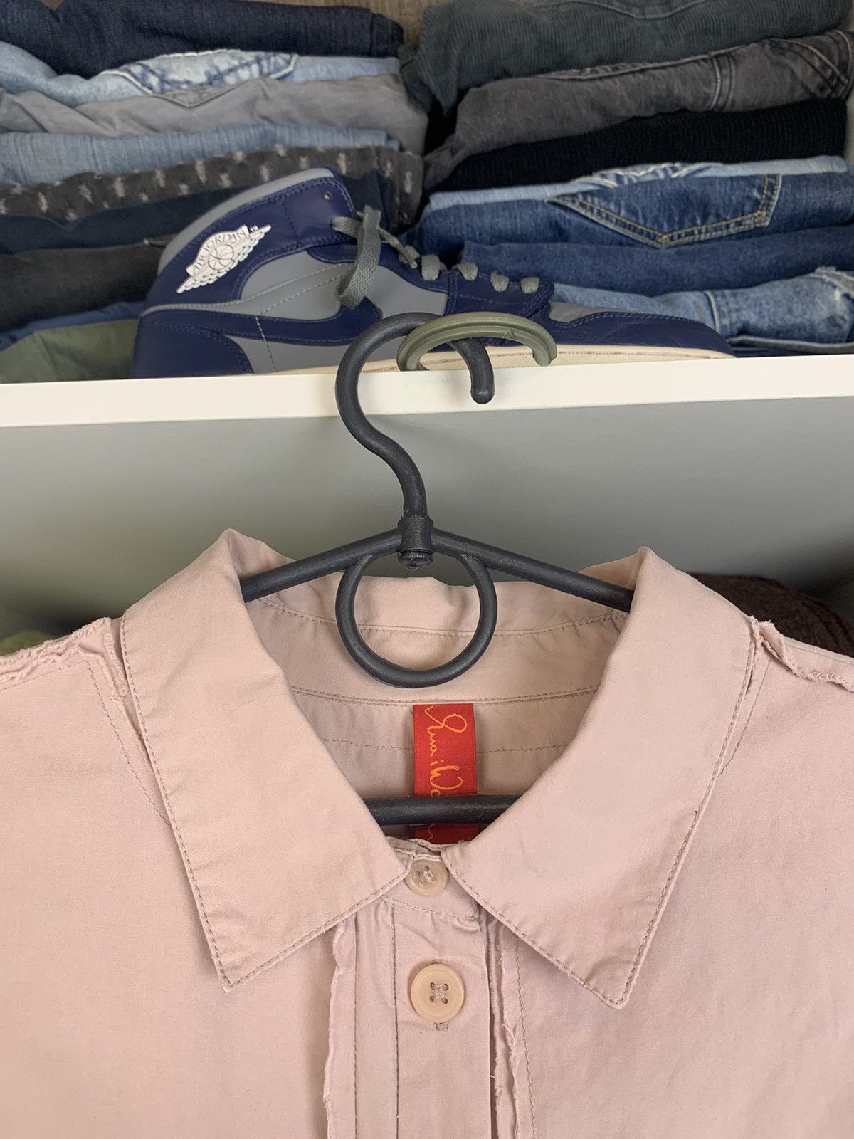 Ewa i Walla Woman’s Elongated Shirt With Buttons
