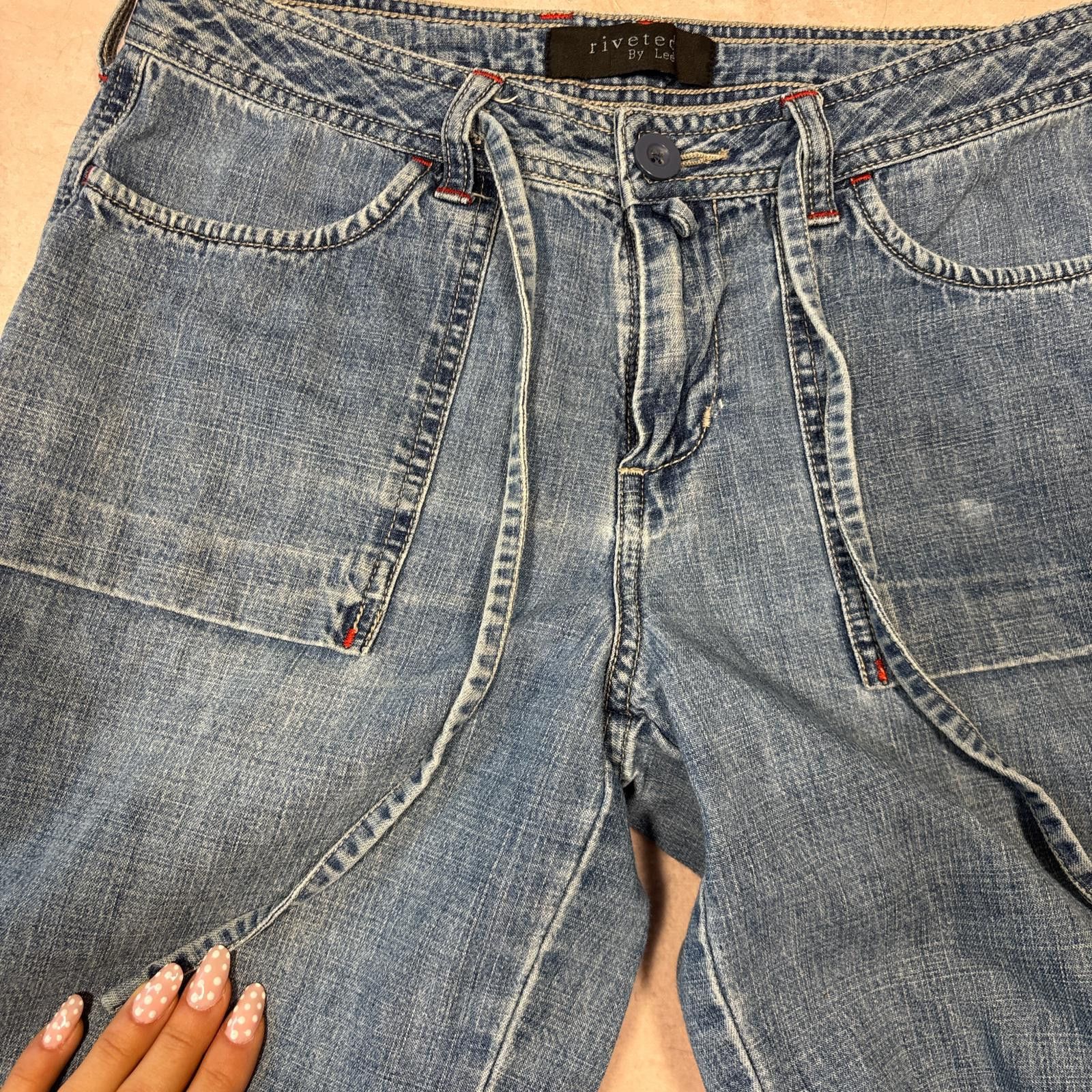 Other y2k vintage baggy capris pants Size 27" / US 4 / IT 40 - 2 Thumbnail