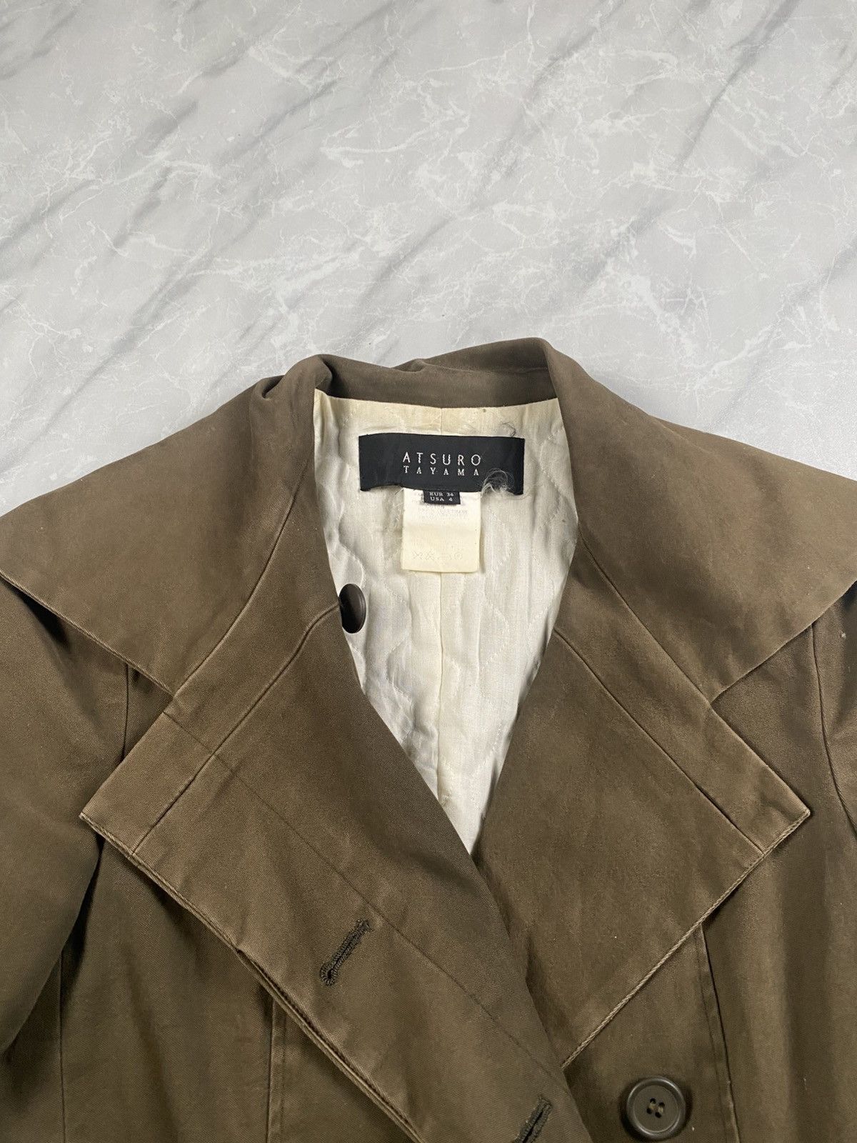ATSURO TAYAMA Vintage 90s Atsuro Tayama Double Breasted Blazer Jacket Size M / US 6-8 / IT 42-44 - 5 Thumbnail