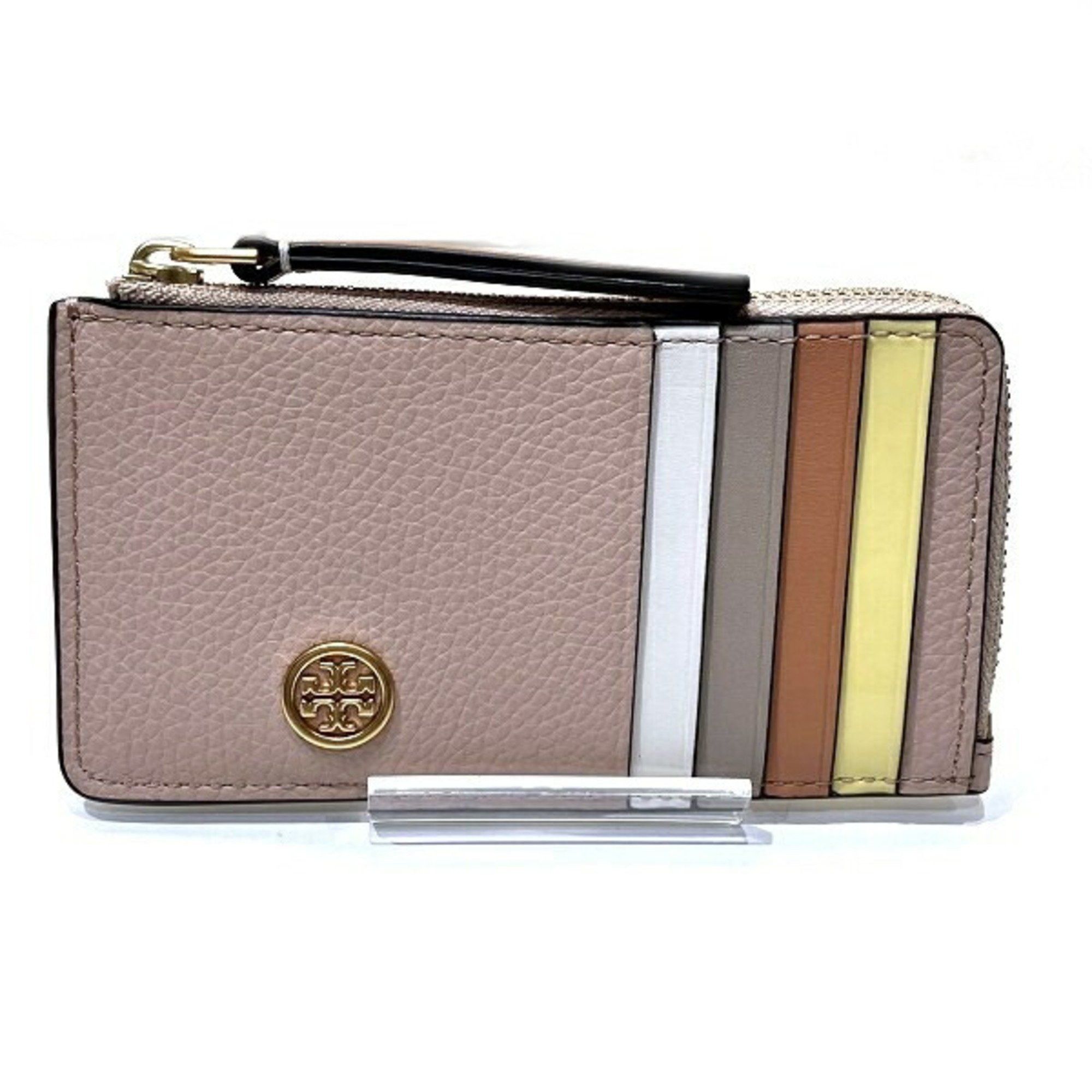Tory Burch Tory Burch Robinson Top Zip Business Card Holder/Card Case, Accessories, Women's Size ONE SIZE - 1 Thumbnail