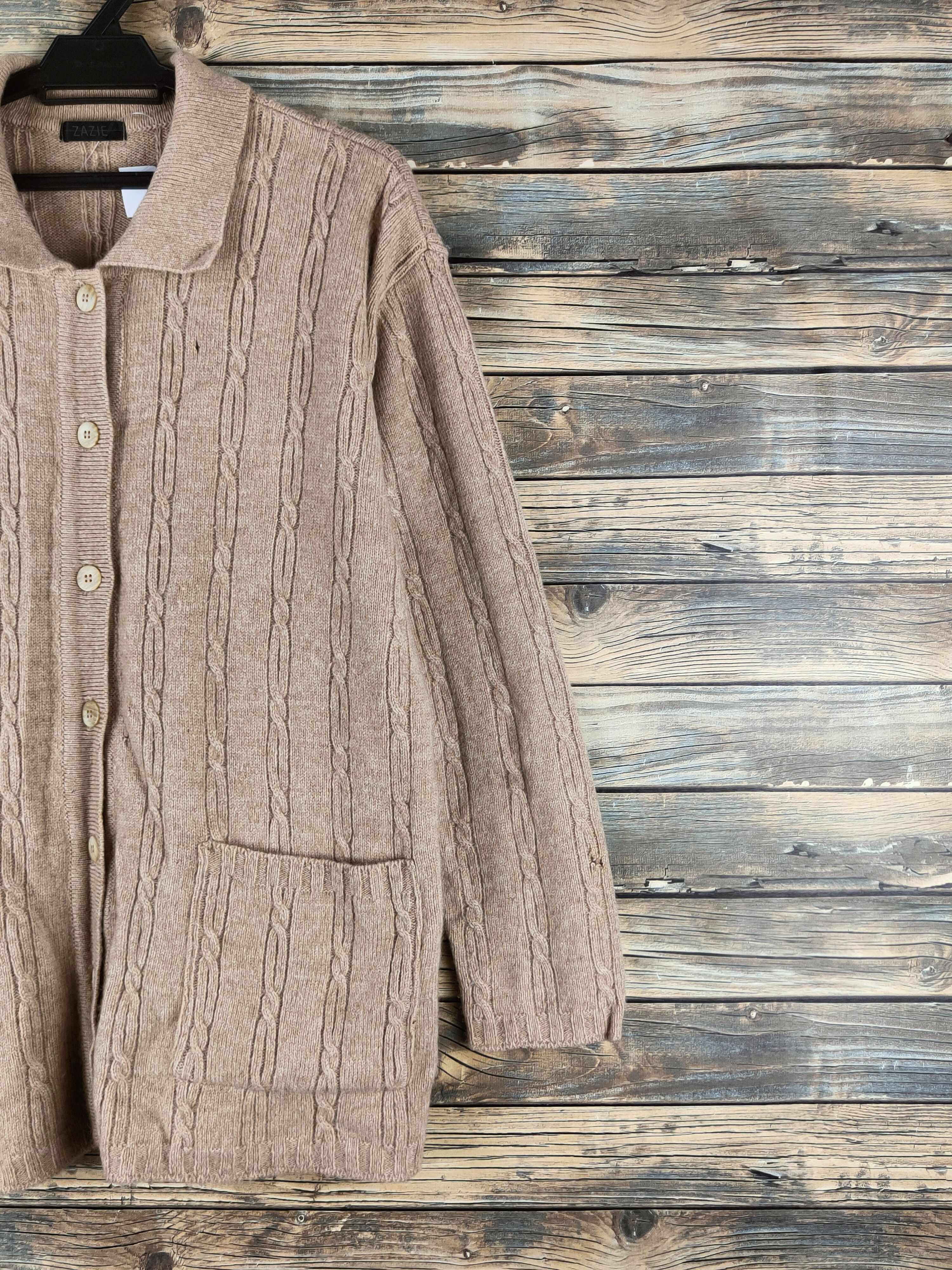 Japanese Brand DL Zazie Beige Knitwear Sweaters #46-529 Size US L / EU 52-54 / 3 - 6 Thumbnail