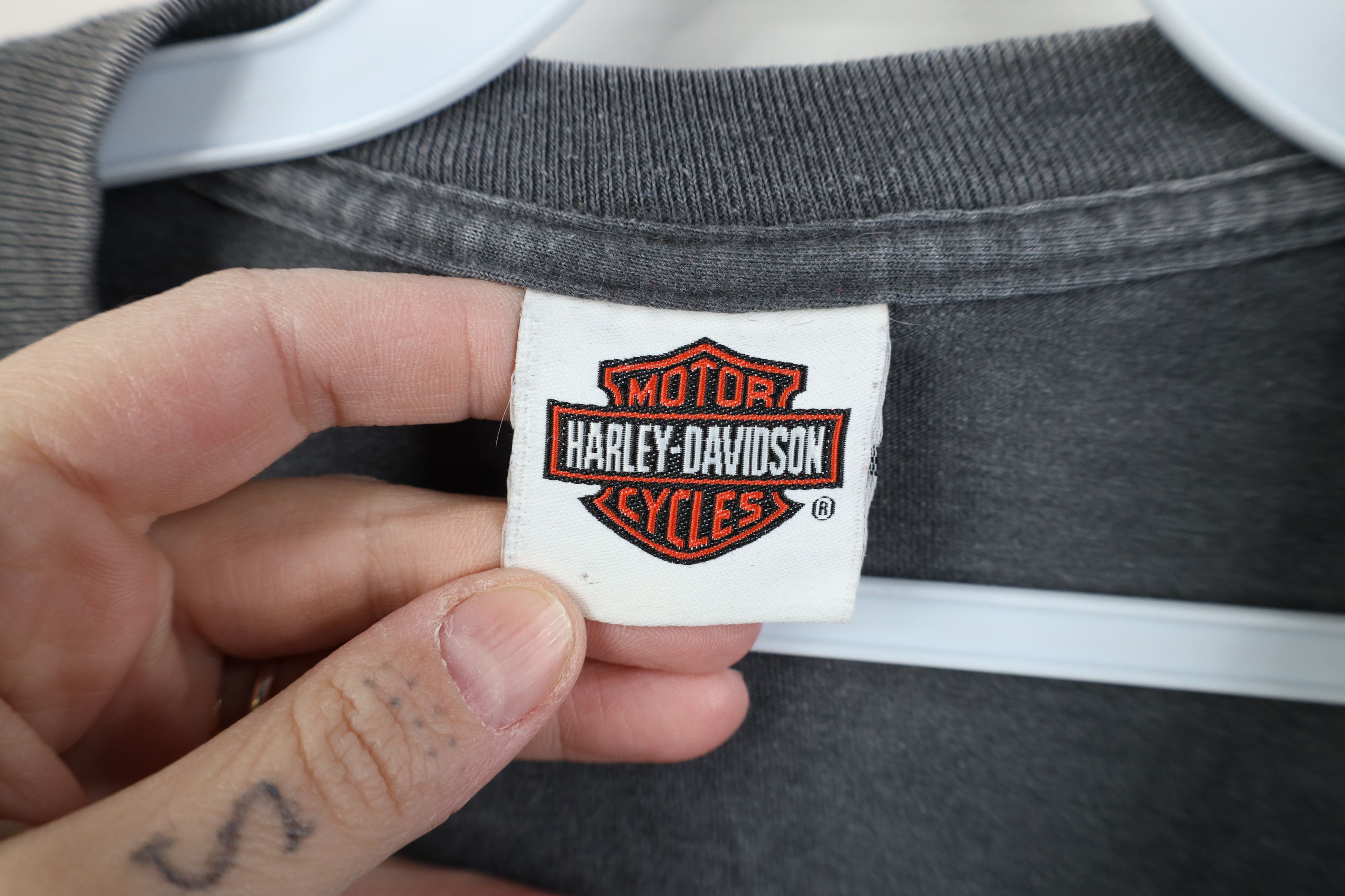 Harley Davidson Vintage Y2K Harley Davidson Pickin and Grinnin Dog T-Shirt Size US XL / EU 56 / 4 - 7 Thumbnail