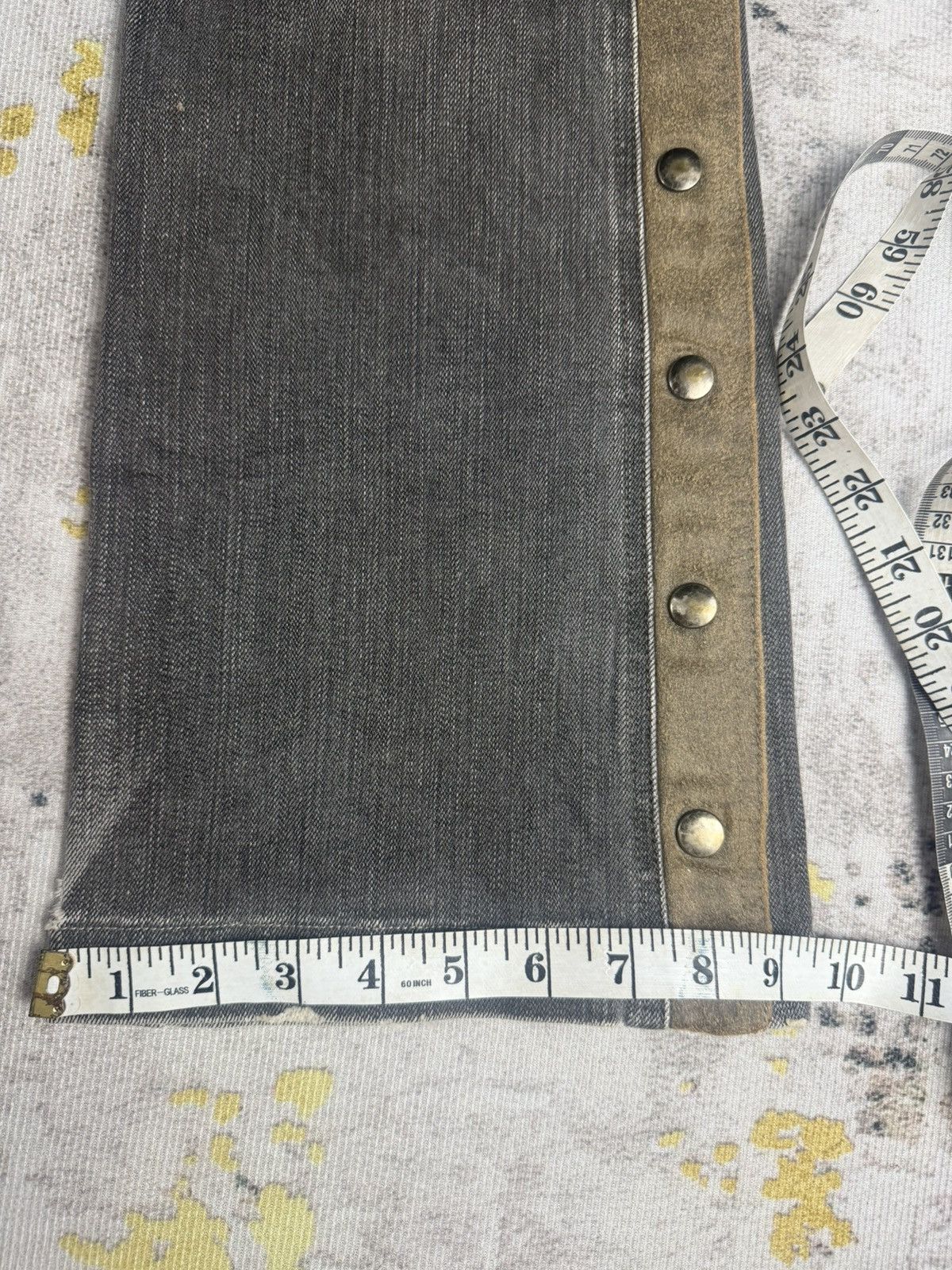 Tornado Mart Rare Flared Tornado Mart Suede Washed Jeans Size US 29 - 10 Thumbnail