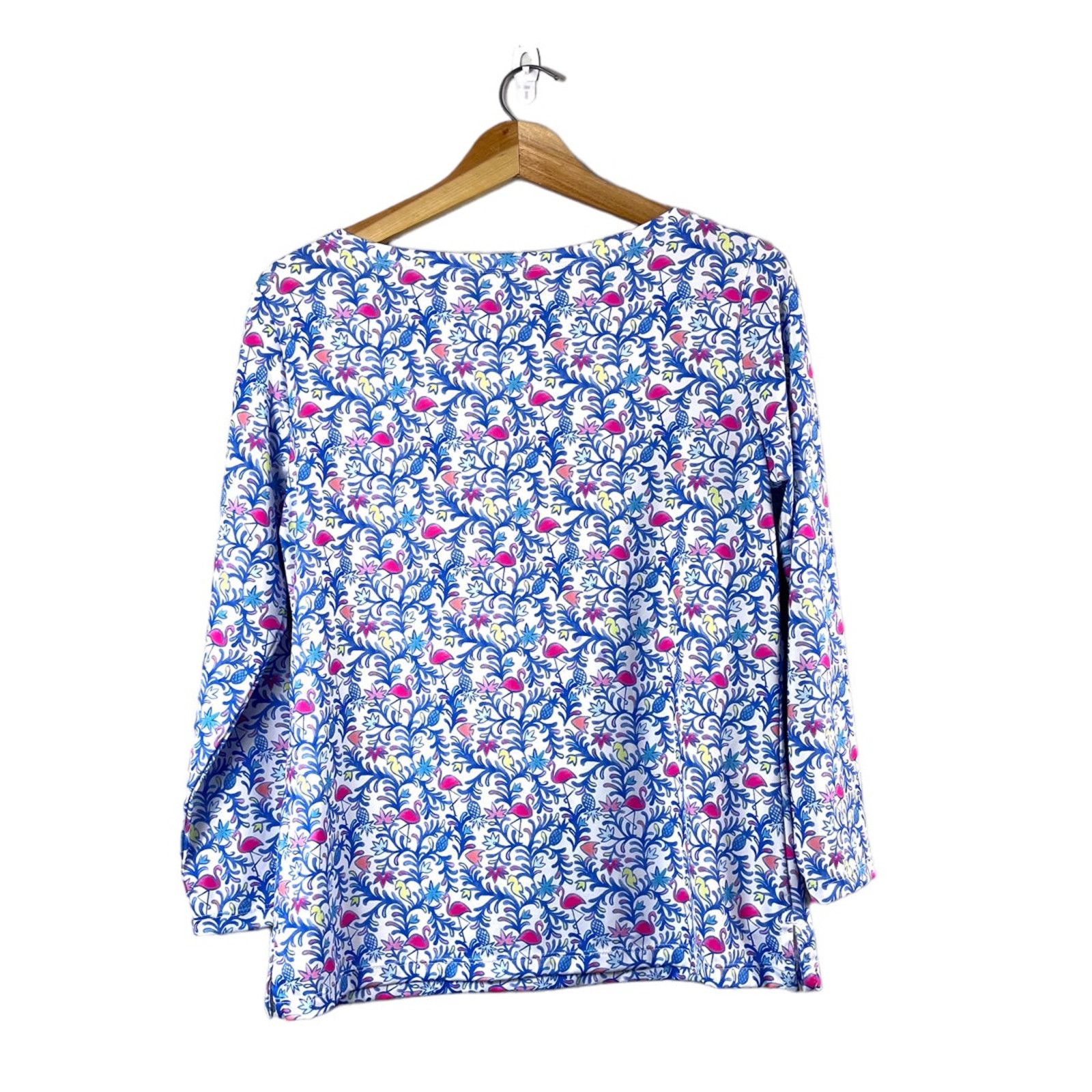 Vineyard Vines NWOT Women's Blue Boatneck Vineyard Vines Blouse M Size M / US 6-8 / IT 42-44 - 3 Thumbnail