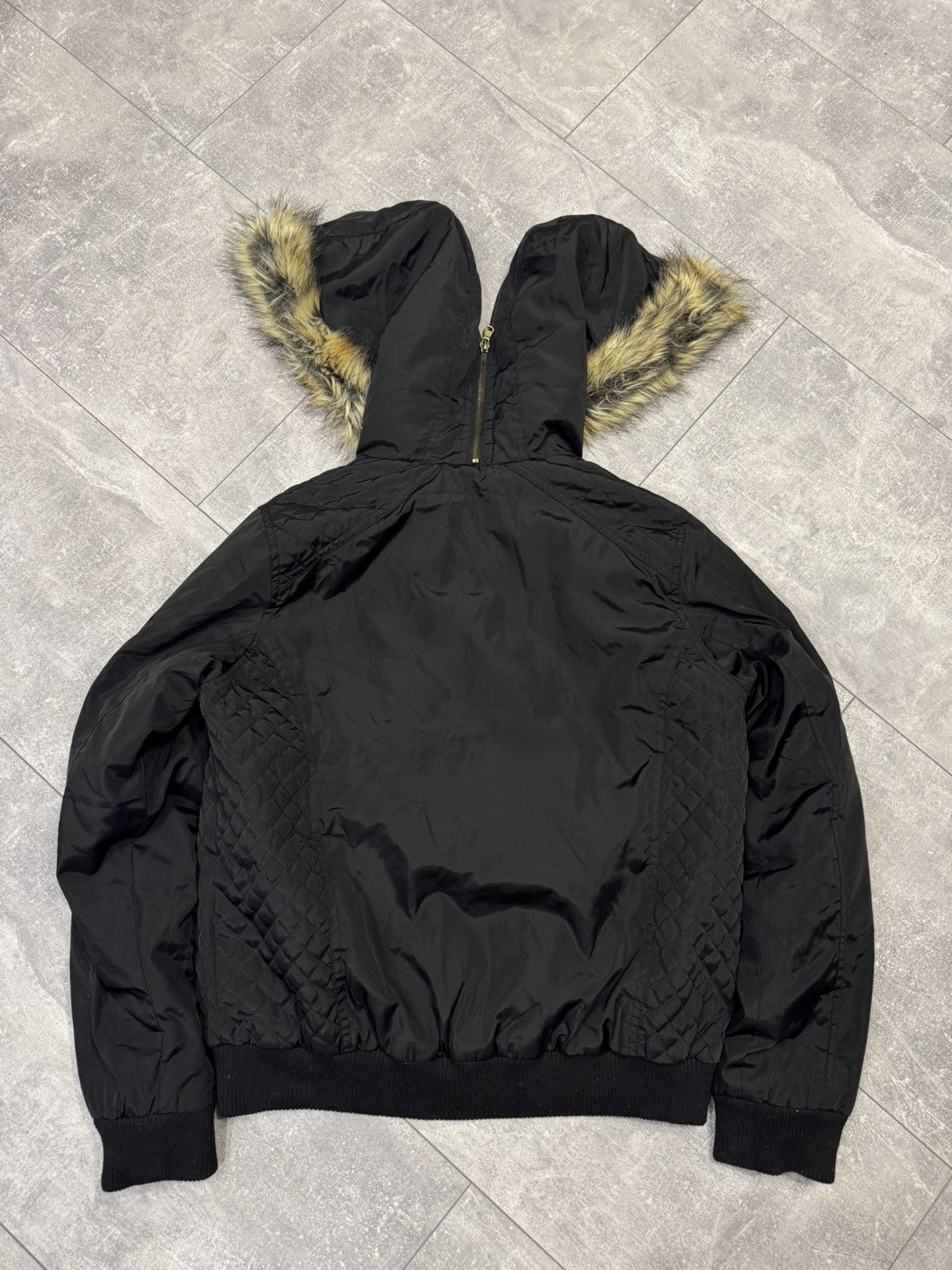 If Six Was Nine RARE vintage If Six Was Nine style fur bomber jacket Y2K Size US S / EU 44-46 / 1 - 6 Thumbnail