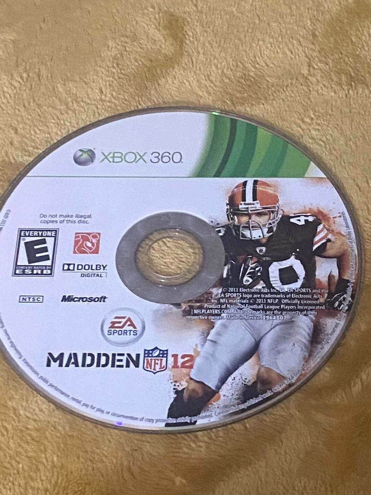 Other Madden NFL 12 (Microsoft Xbox 360, 2011) Tested Size ONE SIZE - 6 Thumbnail