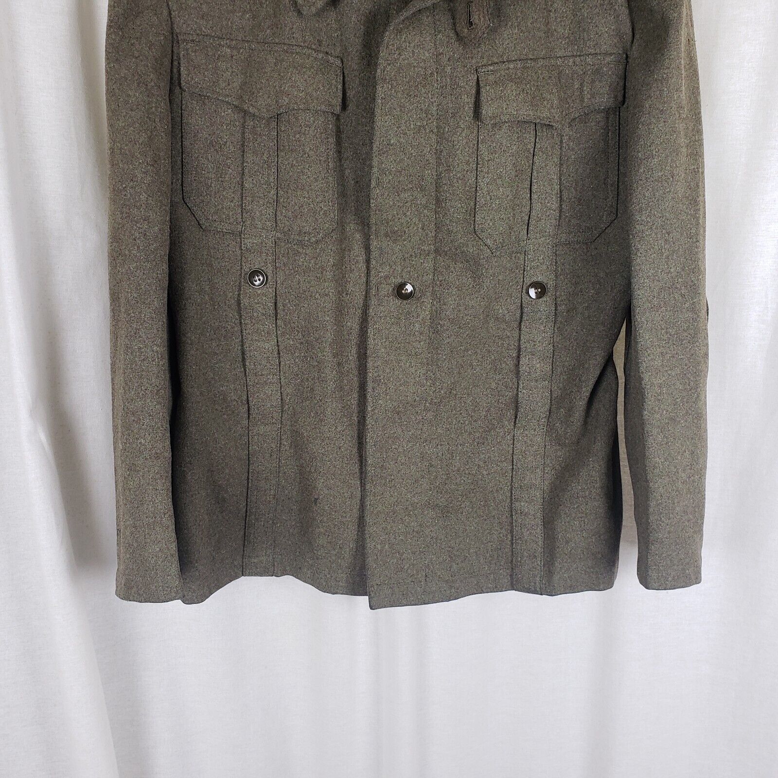Vintage Vtg Bernhardt German Military Wool Field Jacket Uniform Coat Size US M / EU 48-50 / 2 - 3 Thumbnail