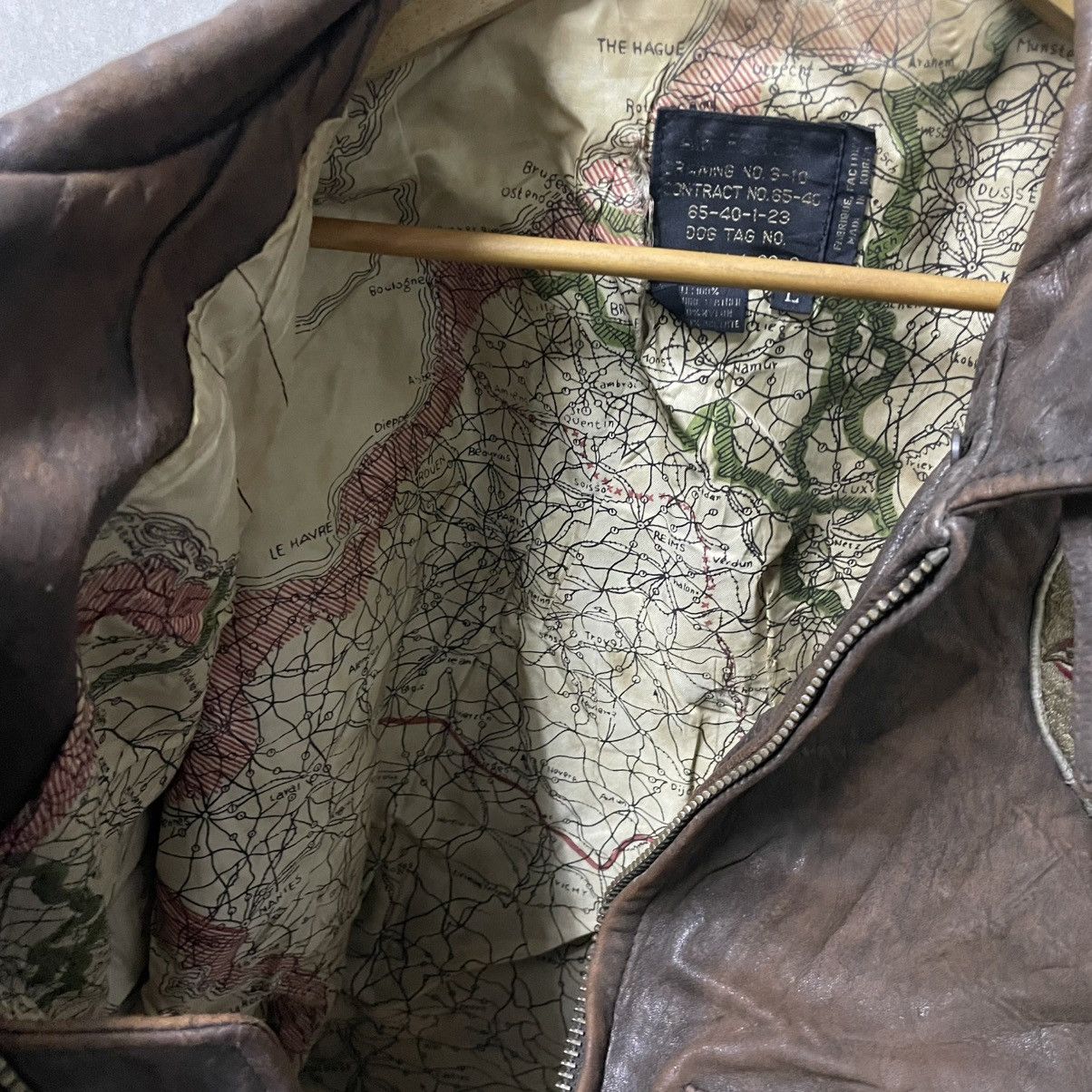 Other vintage leather air force bomber jacket Size US L / EU 52-54 / 3 - 7 Thumbnail