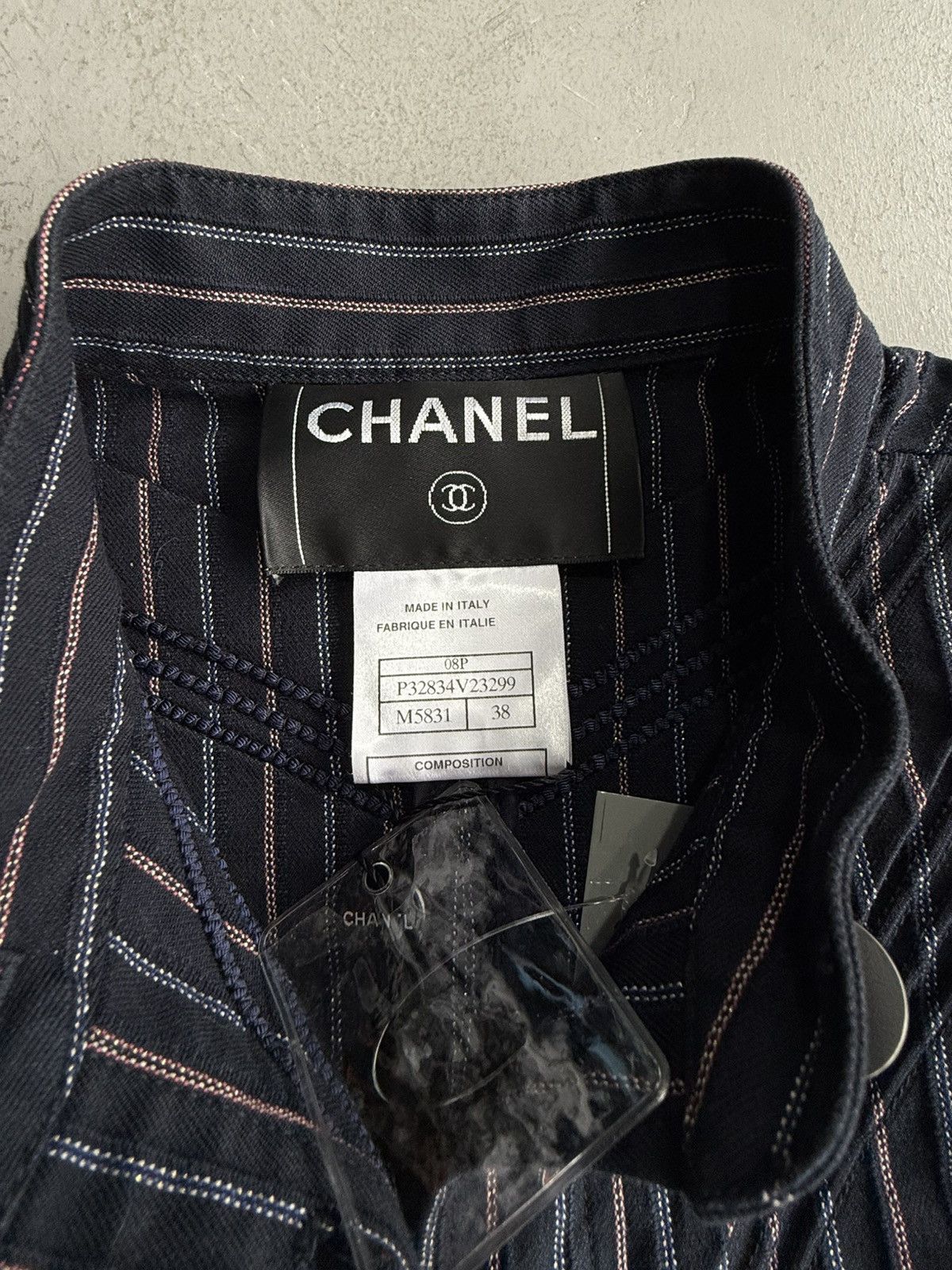 Chanel Chanel - 2008 Stripes Evening Jacket Size XS / US 0-2 / IT 36-38 - 7 Thumbnail
