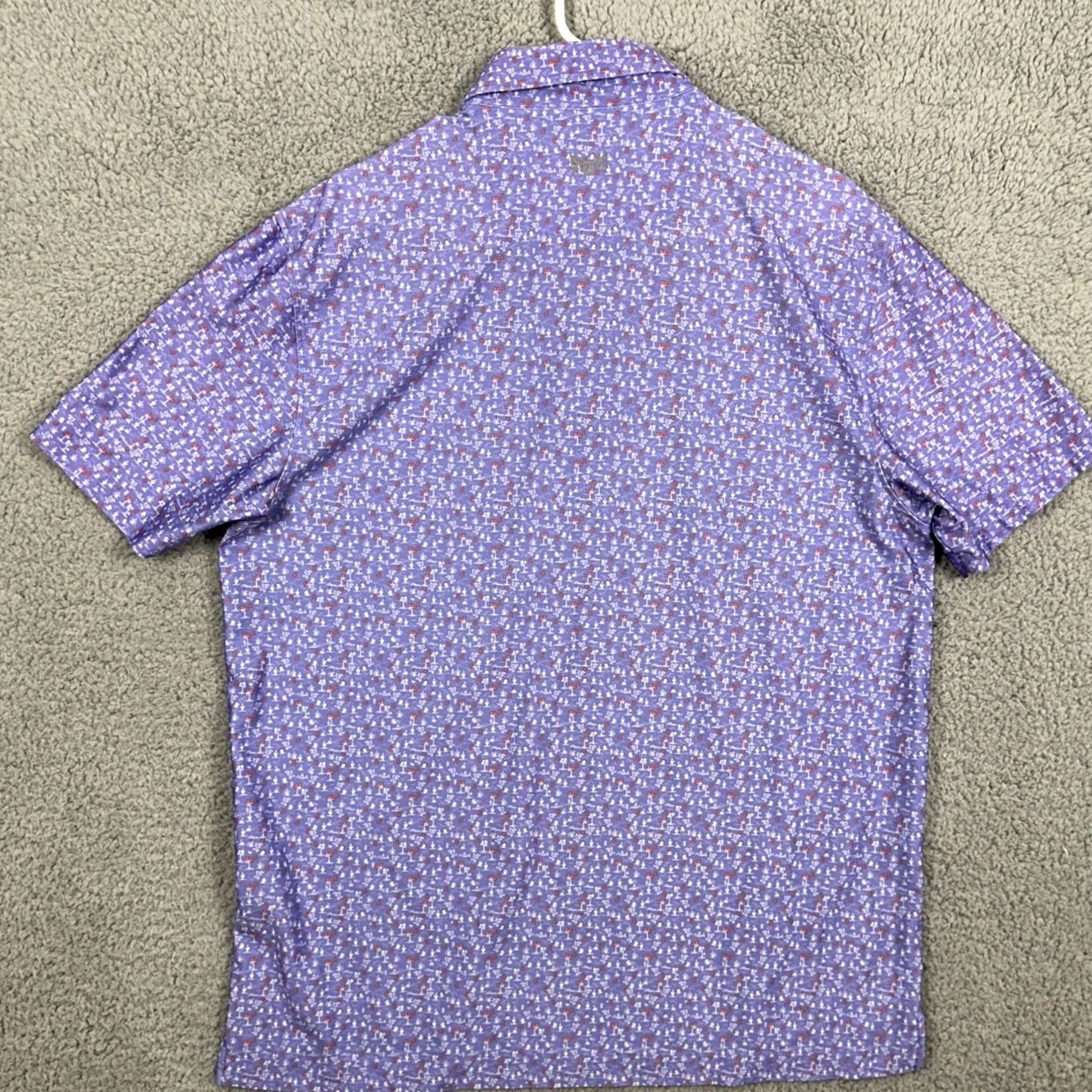 Vintage Hickey Freeman Polo Shirt Mens Medium Light Purple Geometric Short Sleeve Rugby Shirt Polo Mens Medium Purple Geometric Short Sleeve Rugby Size US M / EU 48-50 / 2 - 3 Thumbnail