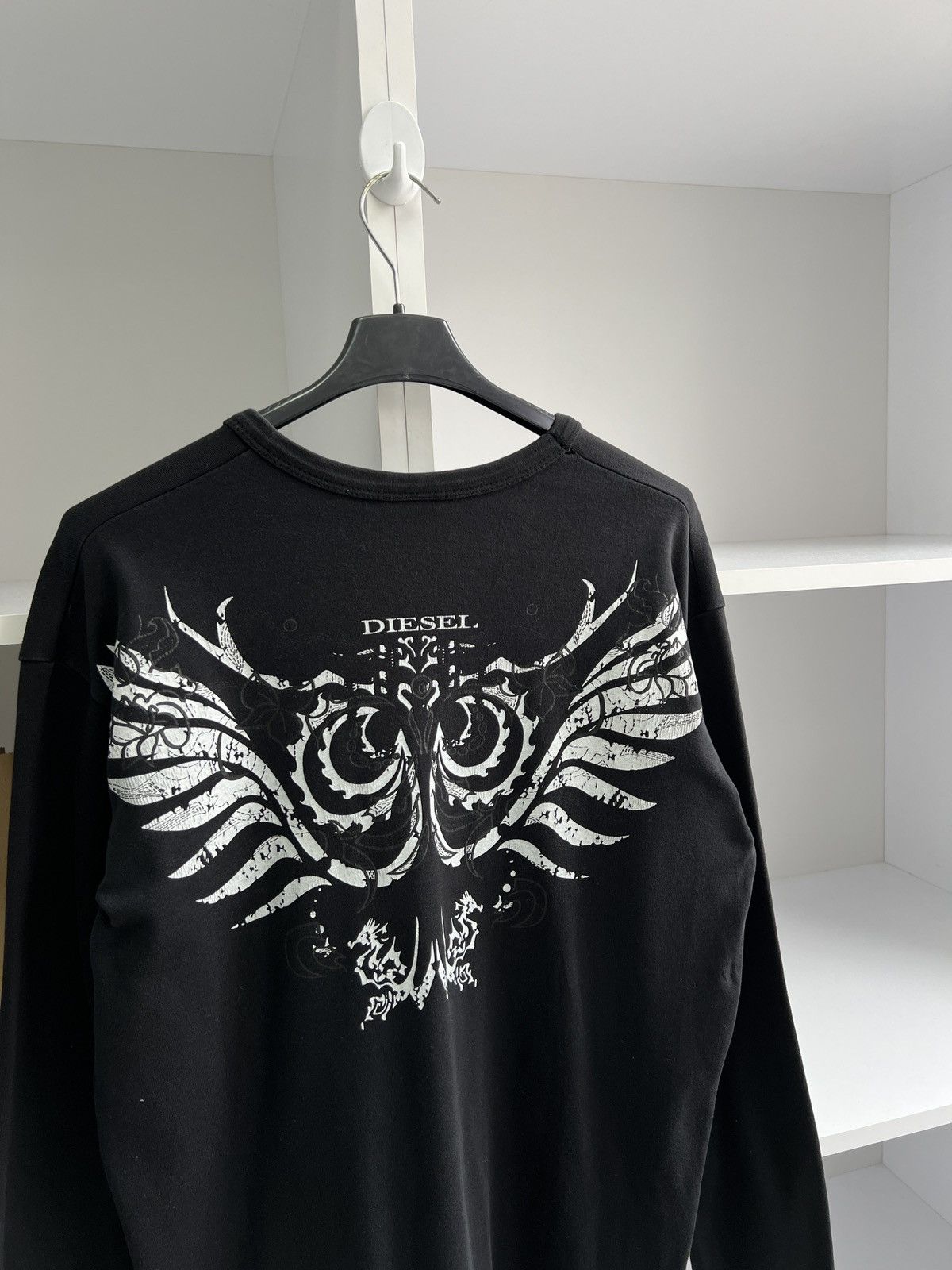 Diesel × Vintage Vintage Diesel Archival Japanese Long sleeve T-Shirt Size US S / EU 44-46 / 1 - 10 Thumbnail