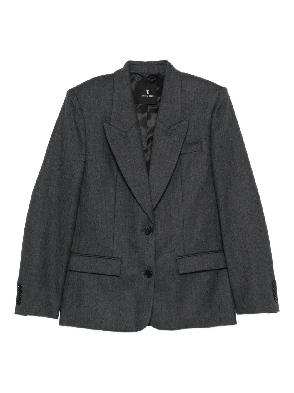 Anine Bing "ROSS" SINGLE-BREASTED BLAZER JACKET Size S / US 4 / IT 40 - 1 Thumbnail
