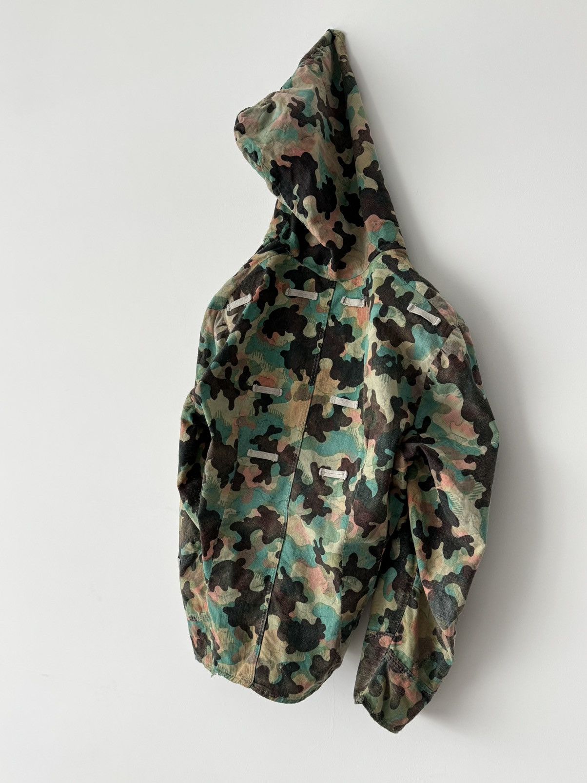 Vintage 1950s Czechoslovakian Army Dubaky/Mracky Camo Hooded Jacket Size US S / EU 44-46 / 1 - 8 Thumbnail