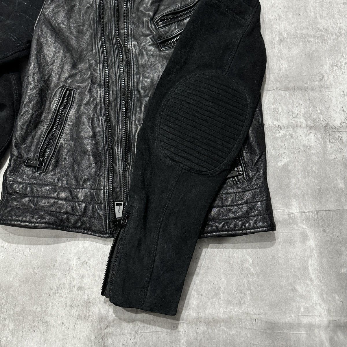 Ralph Lauren Ralph Lauren Black Label Leather Suede Moto Zip Jacket Size US S / EU 44-46 / 1 - 12 Thumbnail