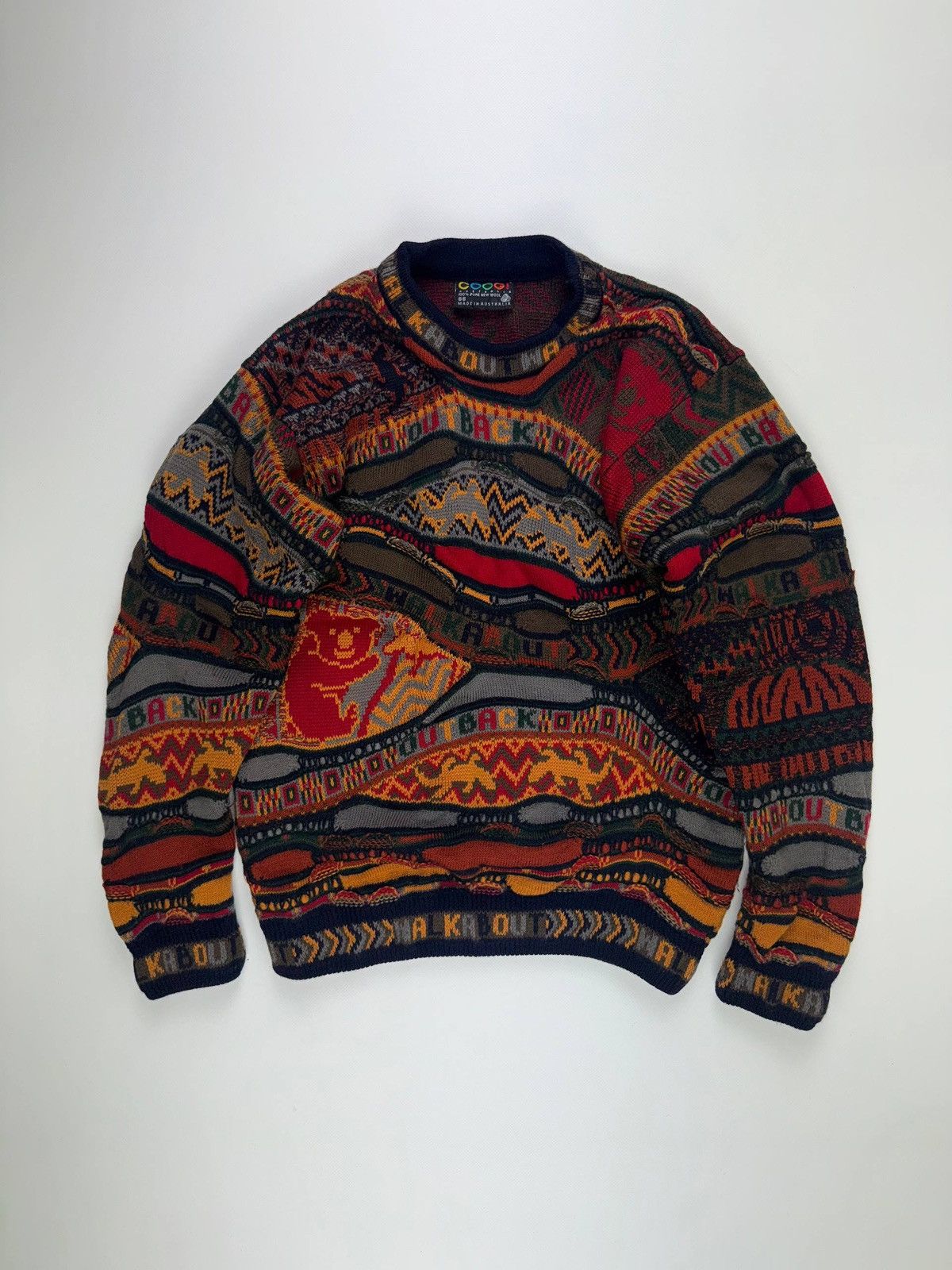 Coogi Vintage Coogi Pure New Wool Walkabout Sweater (90s) Koala Size US S / EU 44-46 / 1 - 1 Thumbnail