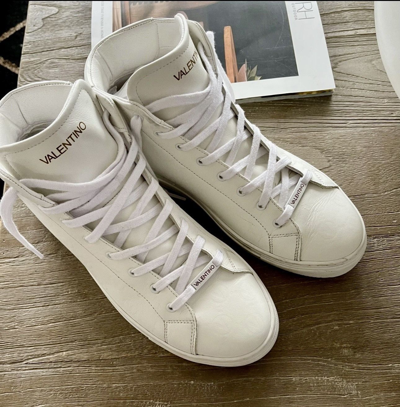 Valentino Valentino leather sneakers Size US 10.5 / EU 43-44 - 6 Thumbnail