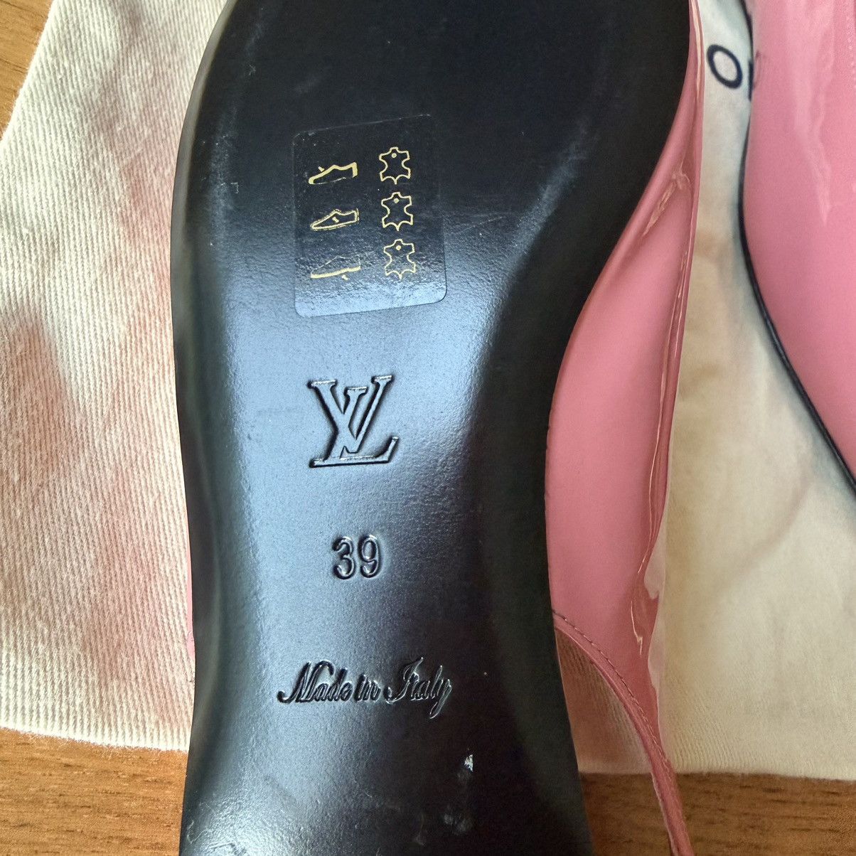 Louis Vuitton Authenticity Certificate✅ Louis Vuitton Slingbacks 💗 Size US 8 / IT 38 - 8 Thumbnail