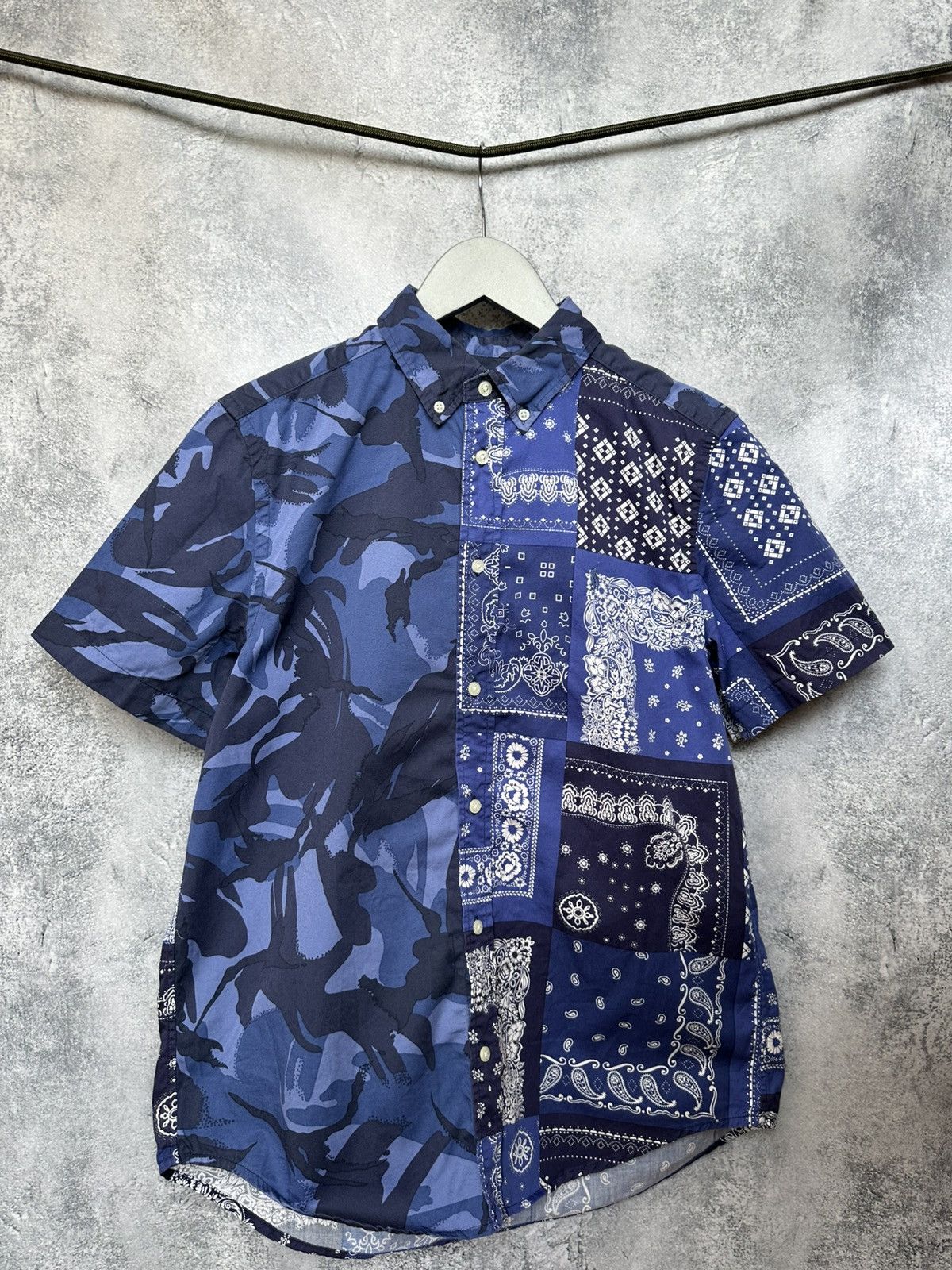Ralph Lauren Ralph Lauren Bandana Shirt Button Up Short Sleeve Size XL / US 12-14 / IT 48-50 - 1 Thumbnail