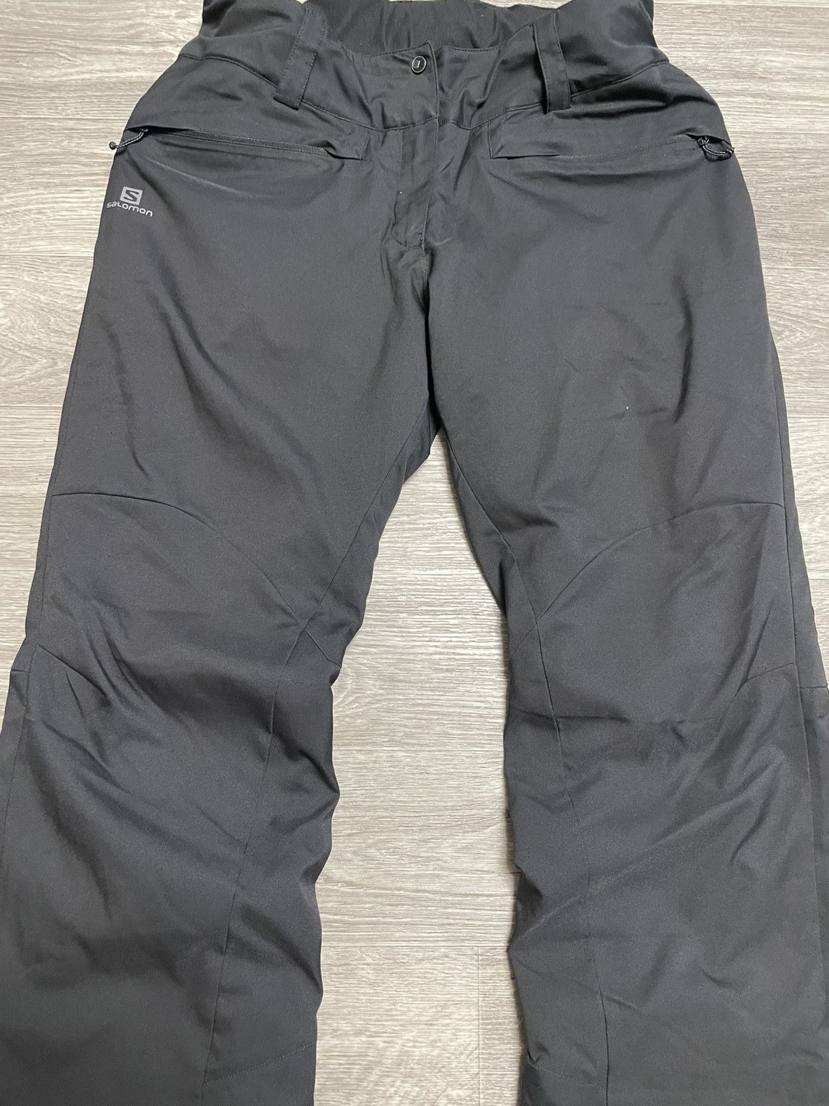 Salomon Salomon Black Gorpcore Outdoor Ski Pants Size 32" / US 10 / IT 46 - 3 Thumbnail