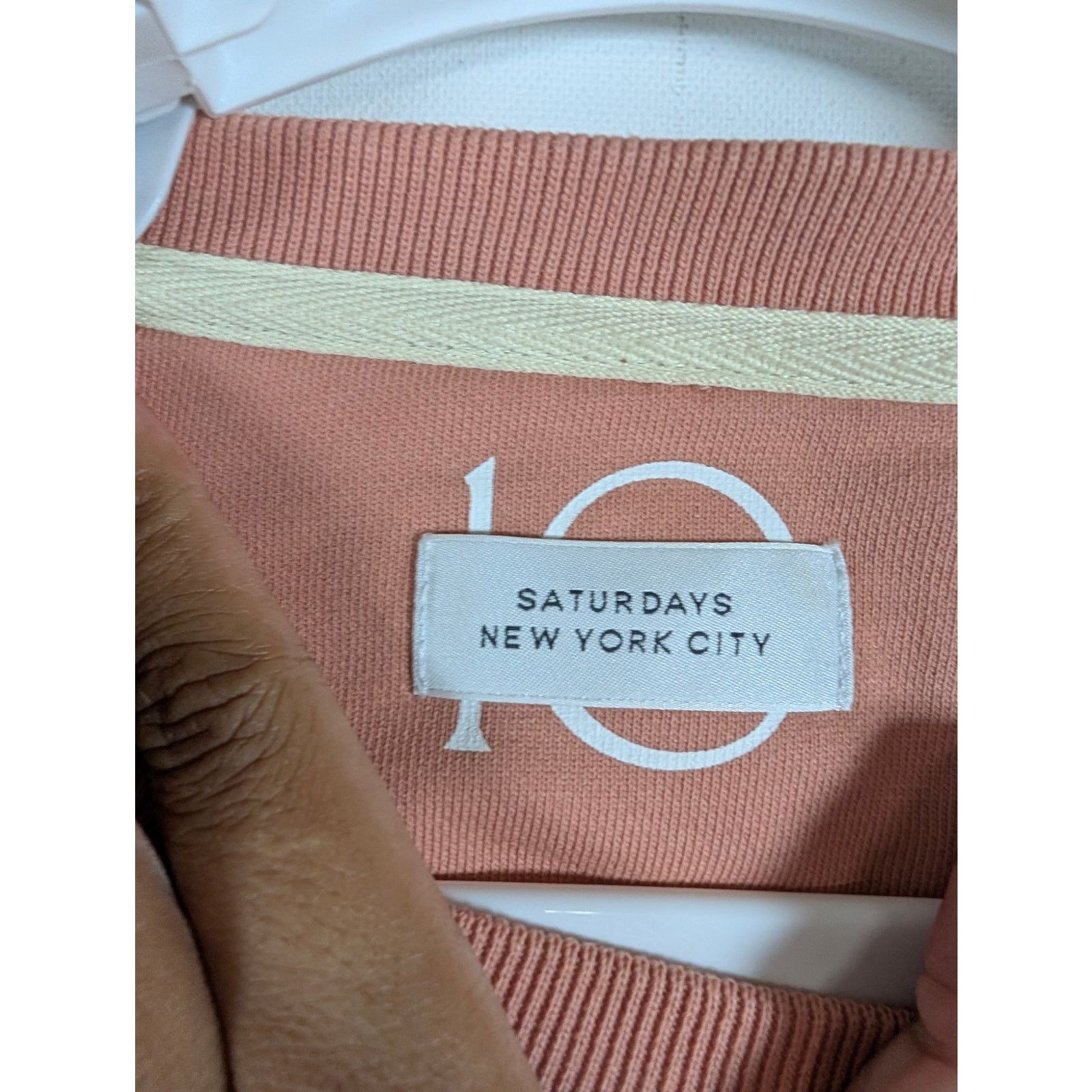 Saturdays NYC Saturdays NYC Bowery Logo Print Loopback Cotton Sweatshirt Size US M / EU 48-50 / 2 - 5 Thumbnail