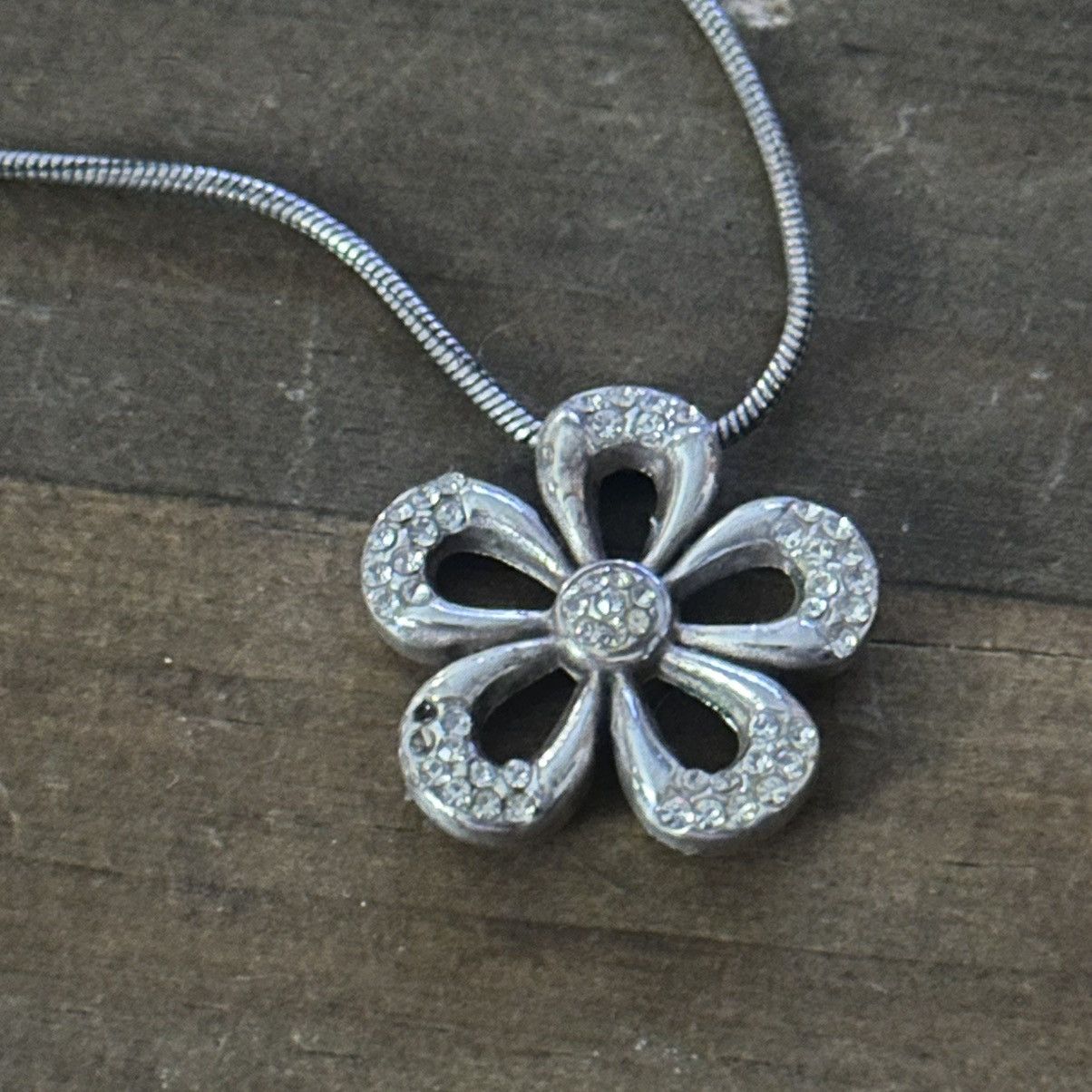 Brighton Brighton silver tone infinity flower pendant necklace Size ONE SIZE - 4 Thumbnail