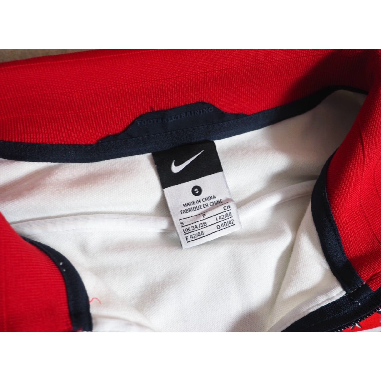 Nike Nike Team USA Track Jacket Mens S Full Zip Red White Soccer Sports Logo Jacket Size US S / EU 44-46 / 1 - 6 Thumbnail