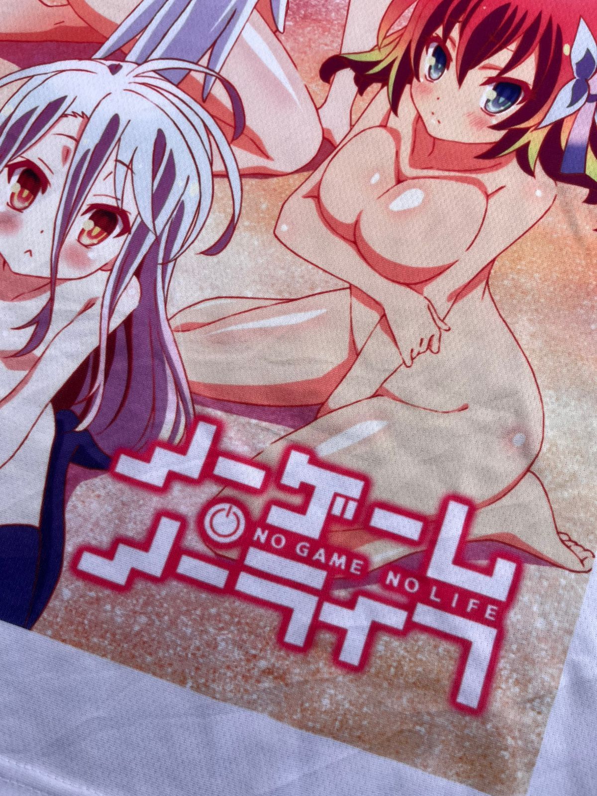 Japanese Brand No Game No Life Anime T-Shirt Shiro Jibril Steph Beach Art Size US S / EU 44-46 / 1 - 5 Thumbnail