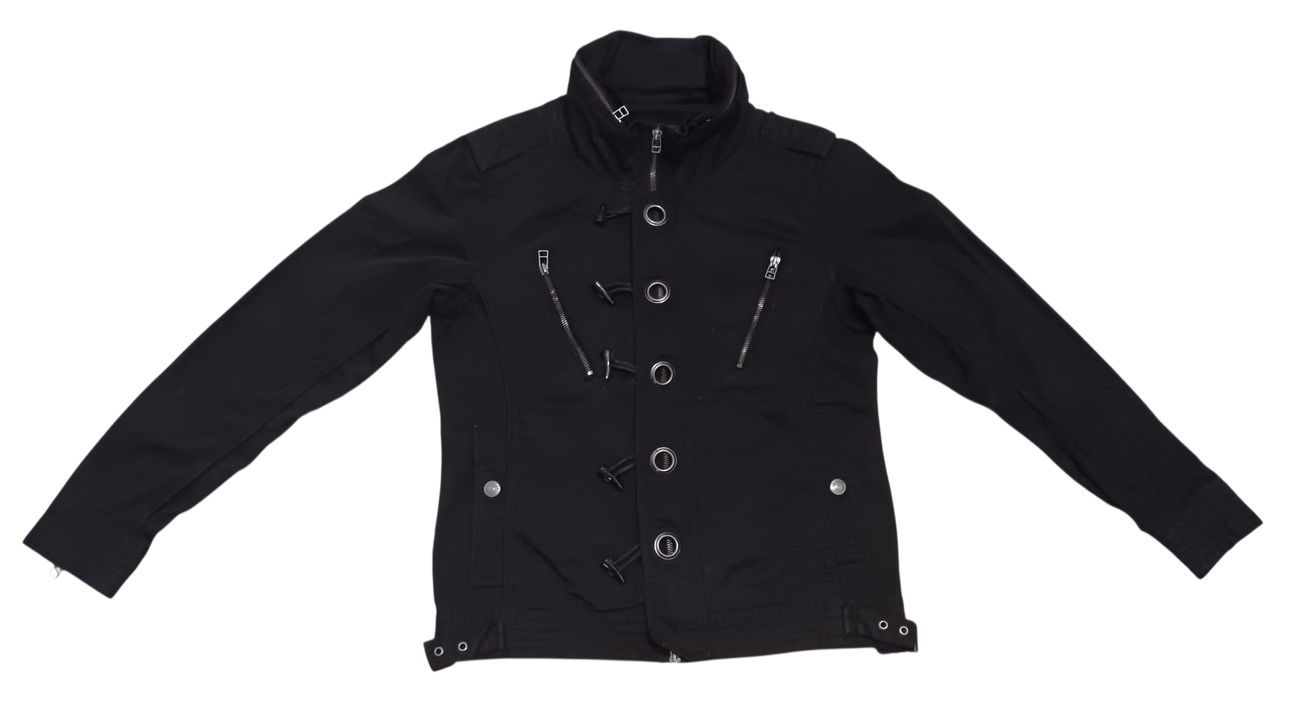 In The Attic IN THE ATTIC HOMME PUNK BONDAGE BIKER HOODED JACKET Size US M / EU 48-50 / 2 - 1 Thumbnail
