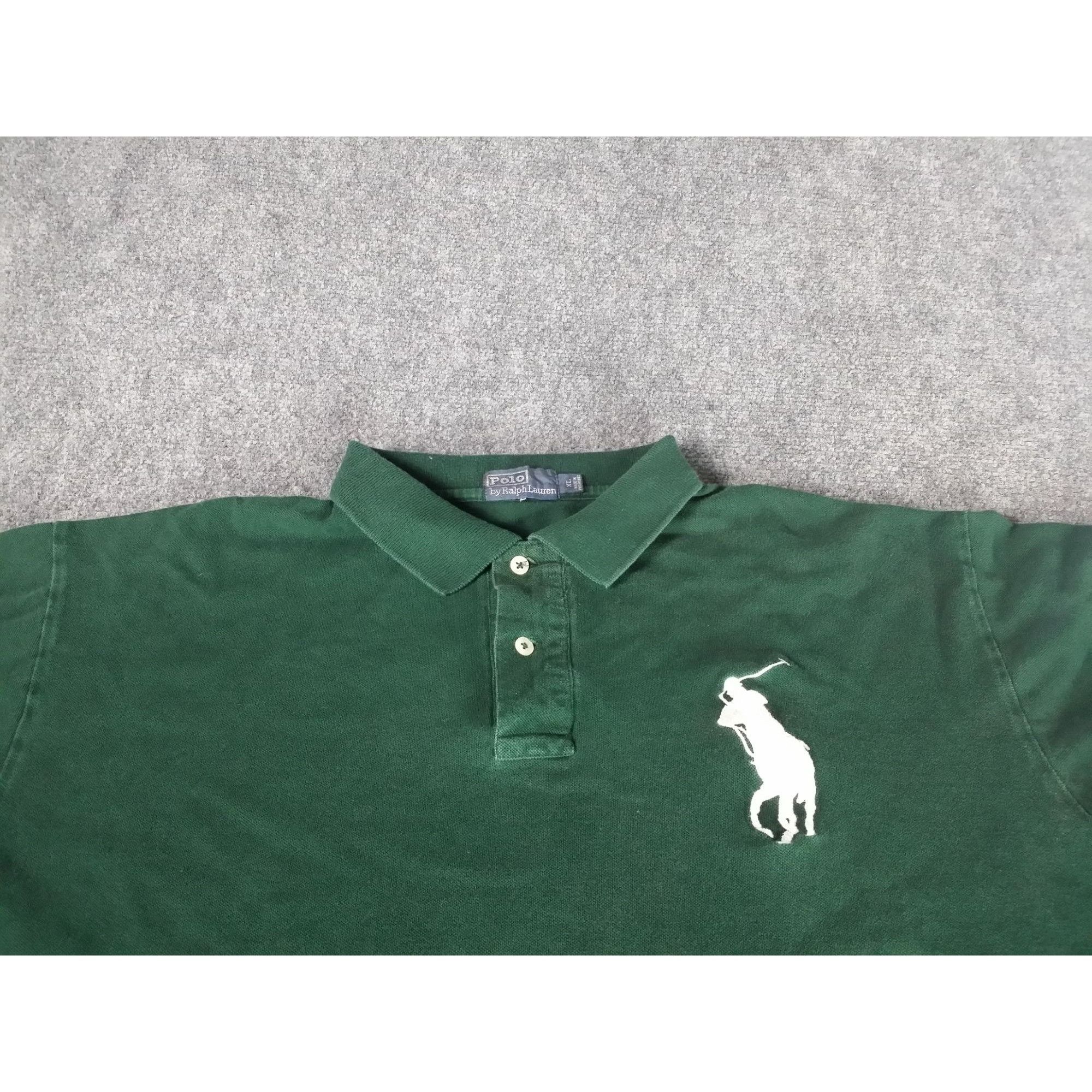 Polo Ralph Lauren Polo Ralph Lauren Big Pony Polo Shirt Men Sz XL Green Classi Size US XL / EU 56 / 4 - 2 Thumbnail