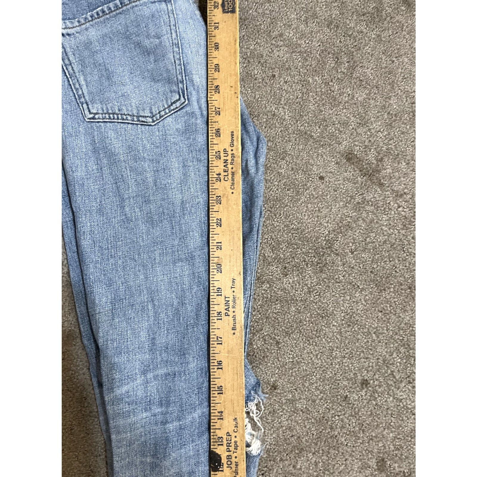 Citizens Of Humanity Citizens of Humanity Jeans Women 24 Blue Premium Vintage Liya Distressed Cropped High Rise Classic Fit Crop 90s Bohemian USA Size 42" / US 20 - 8 Thumbnail