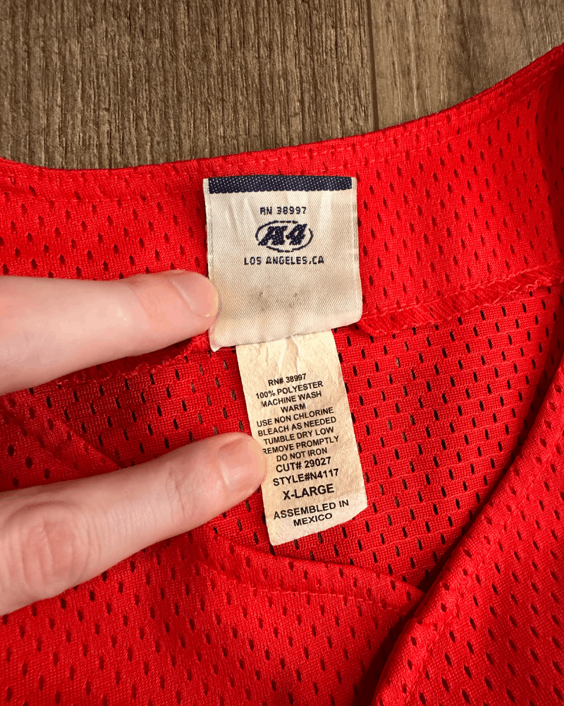 Vintage Vintage BC British Columbia #50 Red Baseball Jersey Size XL Size US XL / EU 56 / 4 - 7 Thumbnail
