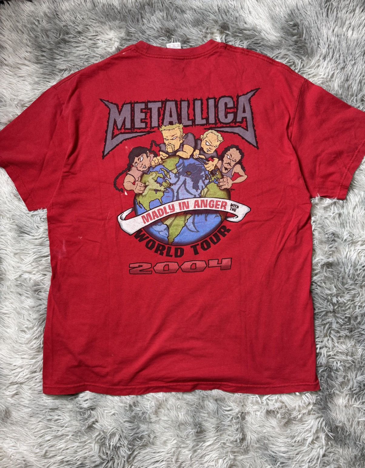 Metallica Vintage Metallica Madly In Anger With The World Tour 2004 Size US XL / EU 56 / 4 - 7 Thumbnail