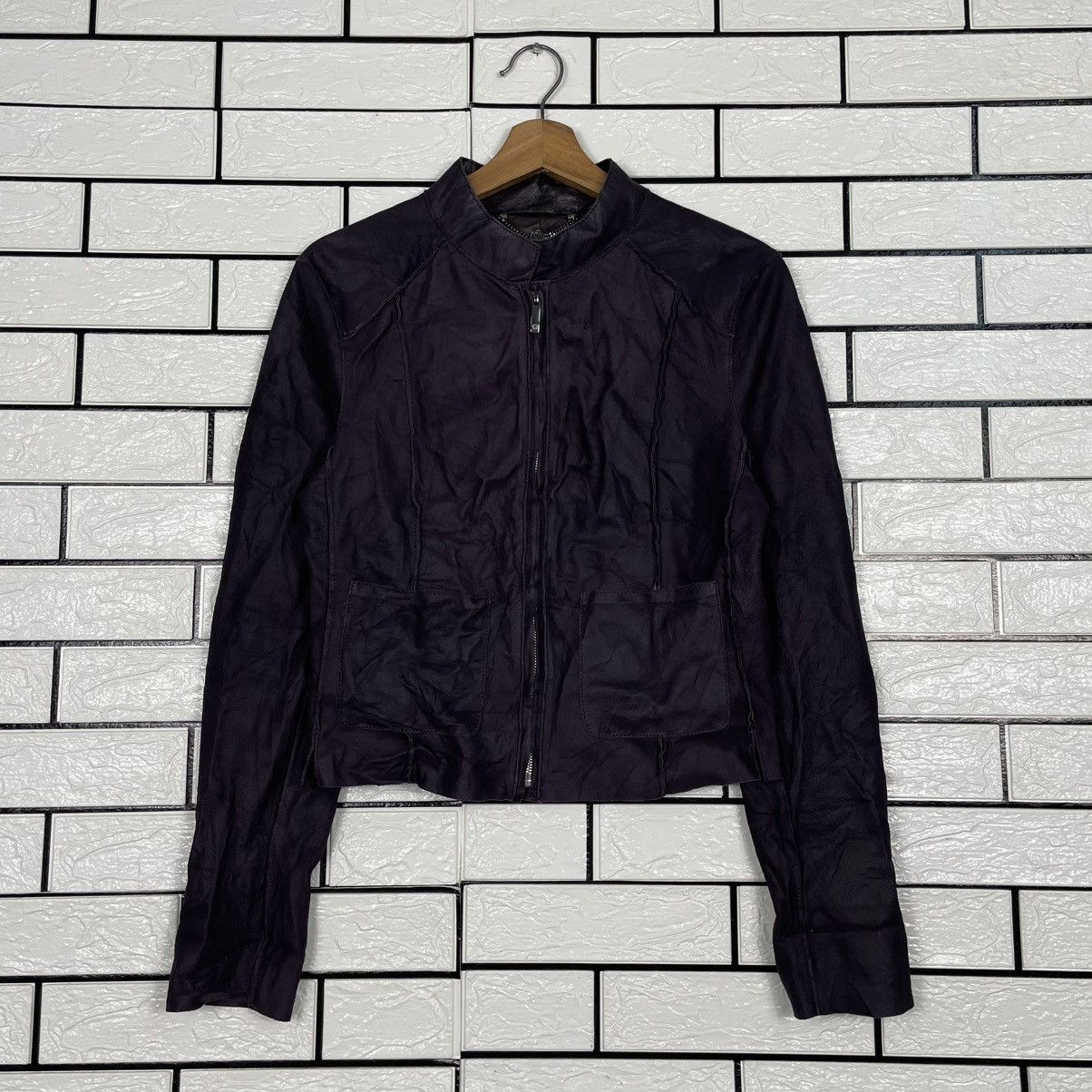 Laurel Laurel Crop Leather Jacket Size XS / US 0-2 / IT 36-38 - 1 Thumbnail