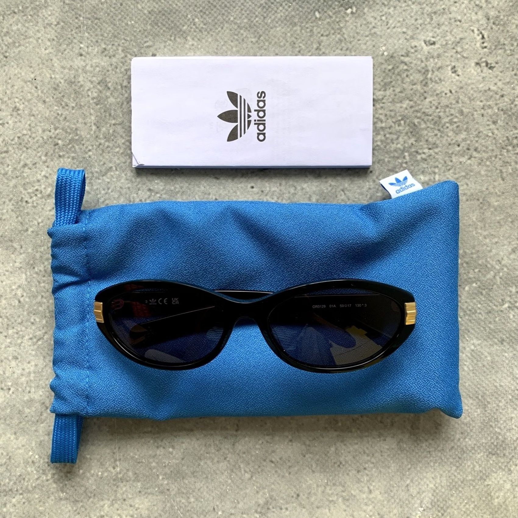 Adidas ADIDAS ORIGINALS SUNGLASSES 59mm UNISEX BLACK OVAL Adult Sunglasses Size ONE SIZE - 3 Thumbnail