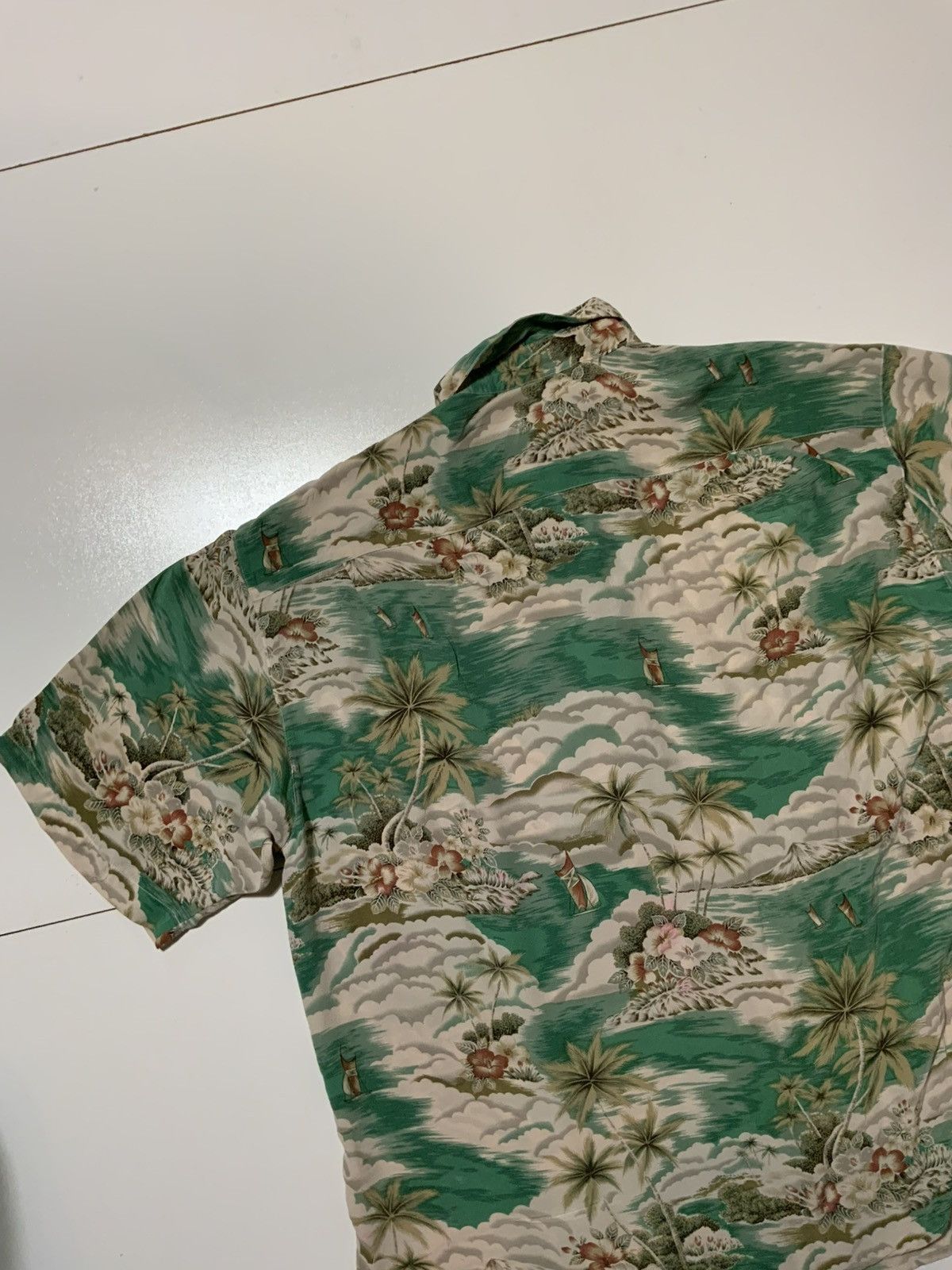 Designer × Vintage Vintage Citron Santa Monica 100% Silk Hawaiian AOP Shirt Size US M / EU 48-50 / 2 - 4 Thumbnail