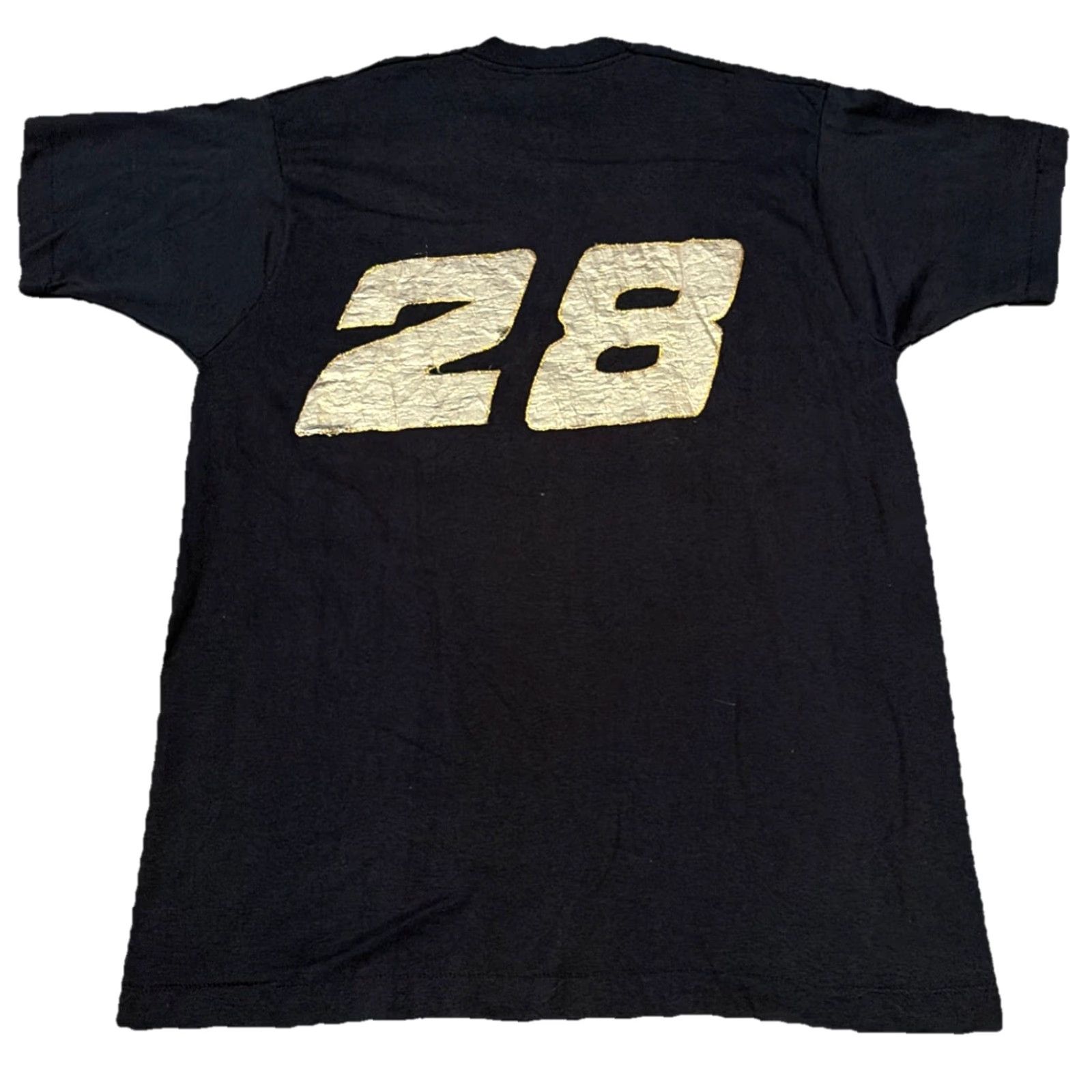 Vintage VINTAGE Havoline Racing Davey Allison NASCAR Black Gold Glitter T-Shirt XL Screen Stars Men T-Shirt 80s Size US XL / EU 56 / 4 - 2 Thumbnail