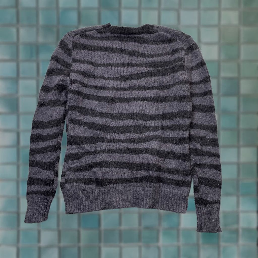 7 For All Mankind 7 For All Mankind Sweater Mens Small Gray Zebra Wool Blend Stretch Tight Knit Shirt Pullover Casual Travel Workwear Mens Size US S / EU 44-46 / 1 - 1 Thumbnail