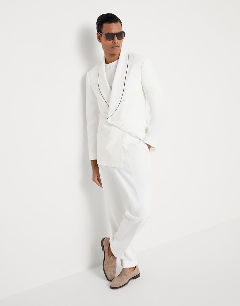 Brunello Cucinelli o1w1db10825 Pants in White Size US 30 / EU 46 - 2 Thumbnail