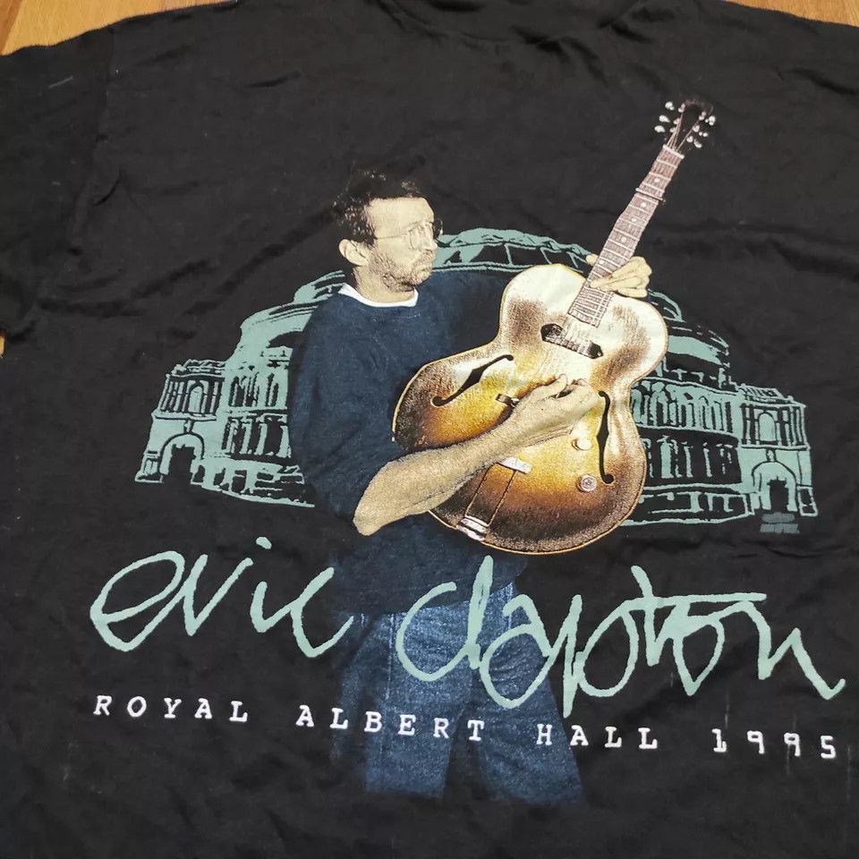 Band Tees × Vintage ERIC CLAPTON 1995 MEN VINTAGE SHIRTS SIZE XL Size US XL / EU 56 / 4 - 2 Thumbnail