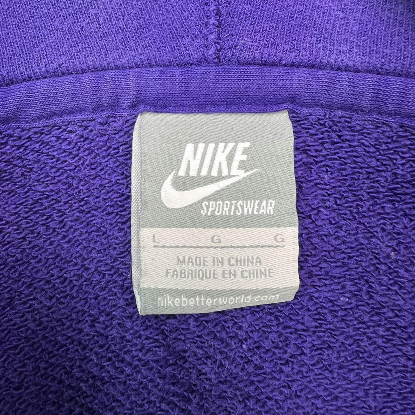 Nike × Vintage Nike Sportswear Hoodie Medium Swoosh Zip Hooded Sweatshirt Size M / US 6-8 / IT 42-44 - 5 Thumbnail