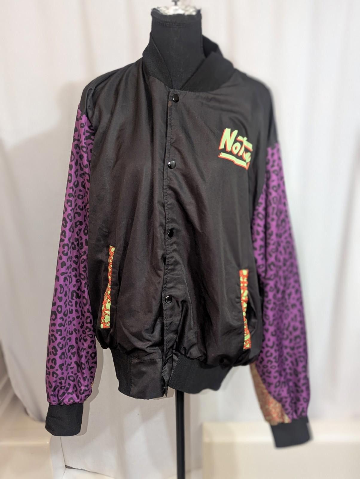 Notone Y2K Cheetah Laliberte Bomber Jacket Streetwear 3X