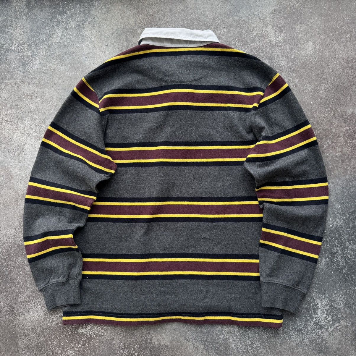 Fred Perry Fred Perry Vintage Stripped Rugby Long Sleeve T-Shirt Size US L / EU 52-54 / 3 - 8 Thumbnail